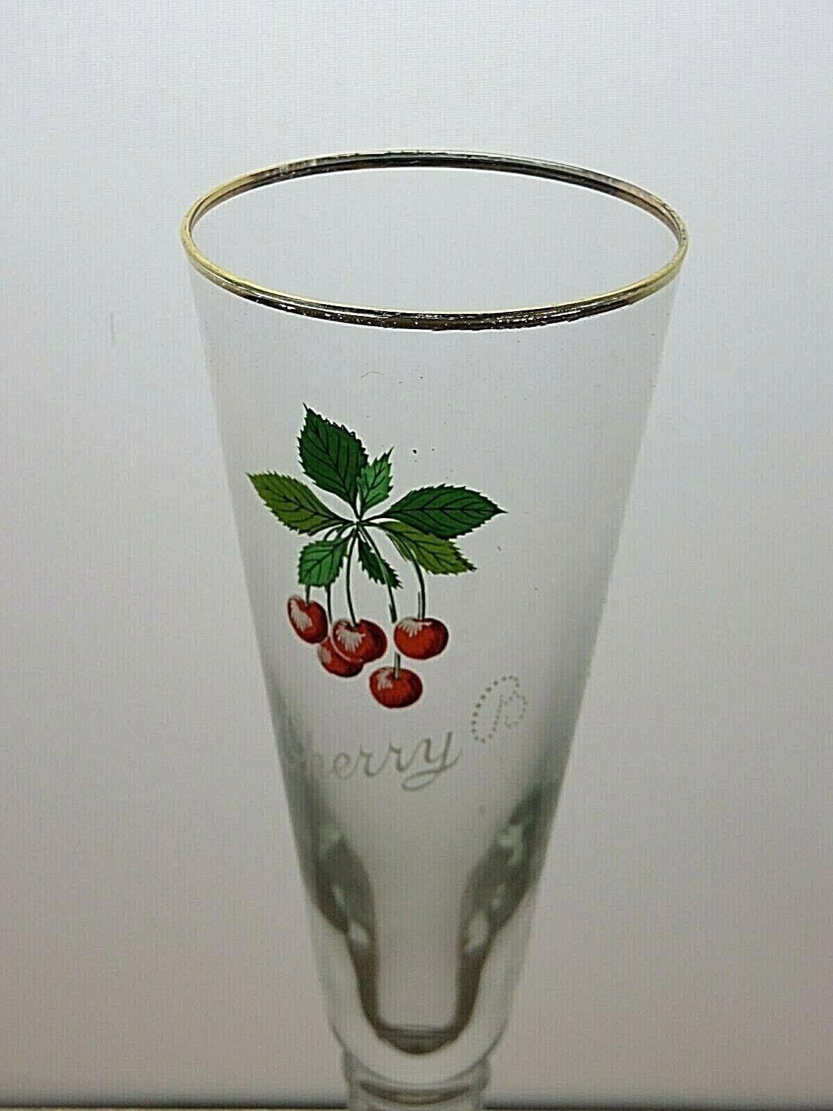 The Unbranded Brand Vintage Glass Hand Painted Set Of 6 Champagne Flutes 6 1/2" Size ONE SIZE - 4 Thumbnail