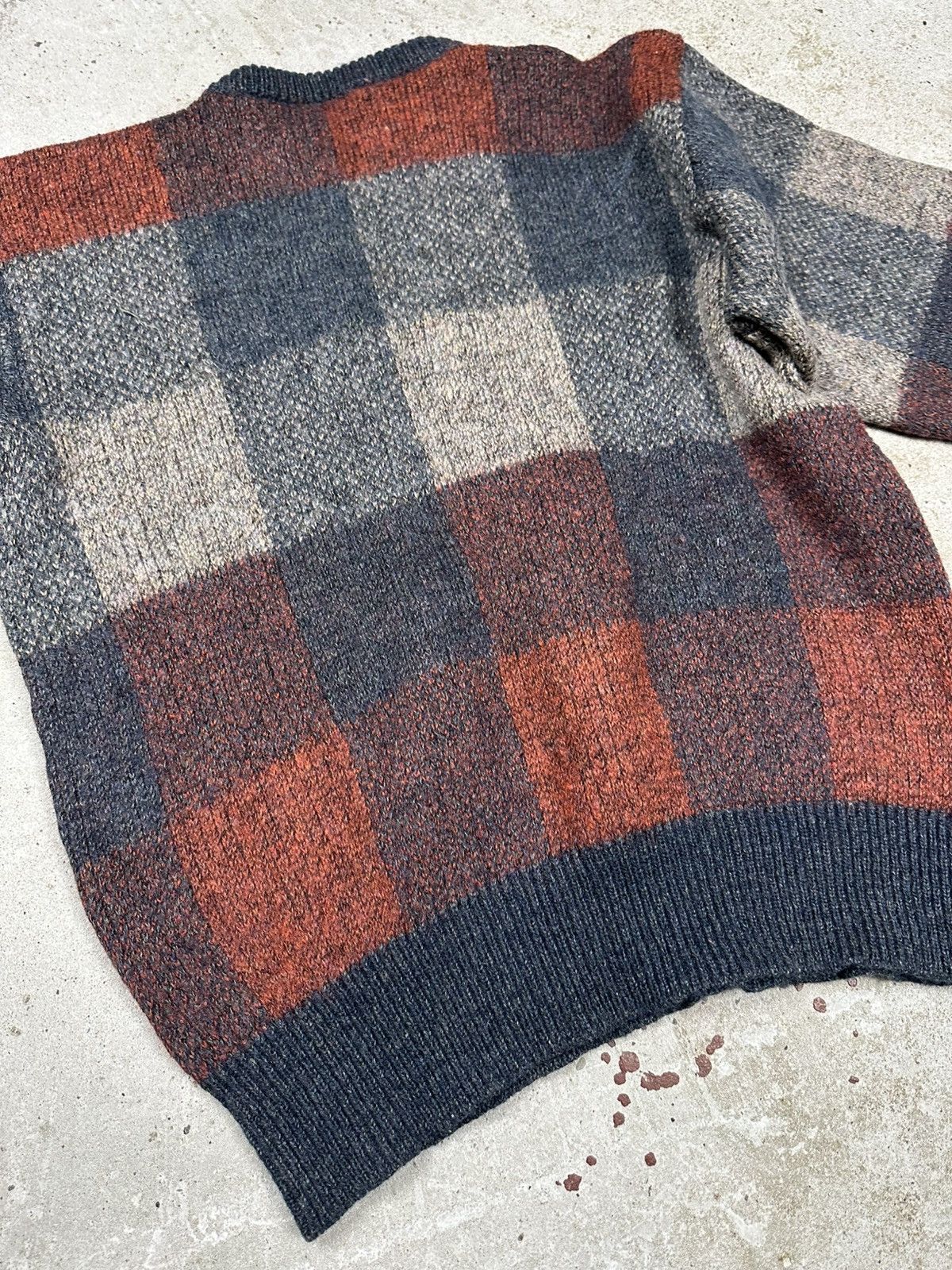 Paul & Shark Vintage 90s Paul & Shark Check Wool Sweater Jumper Size US S / EU 44-46 / 1 - 9 Thumbnail