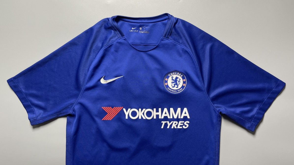 Nike × Vintage CHELSEA NIKE 2017/2018 FOOTBALL HOME SOCCER JERSEY #10 Size US M / EU 48-50 / 2 - 2 Thumbnail