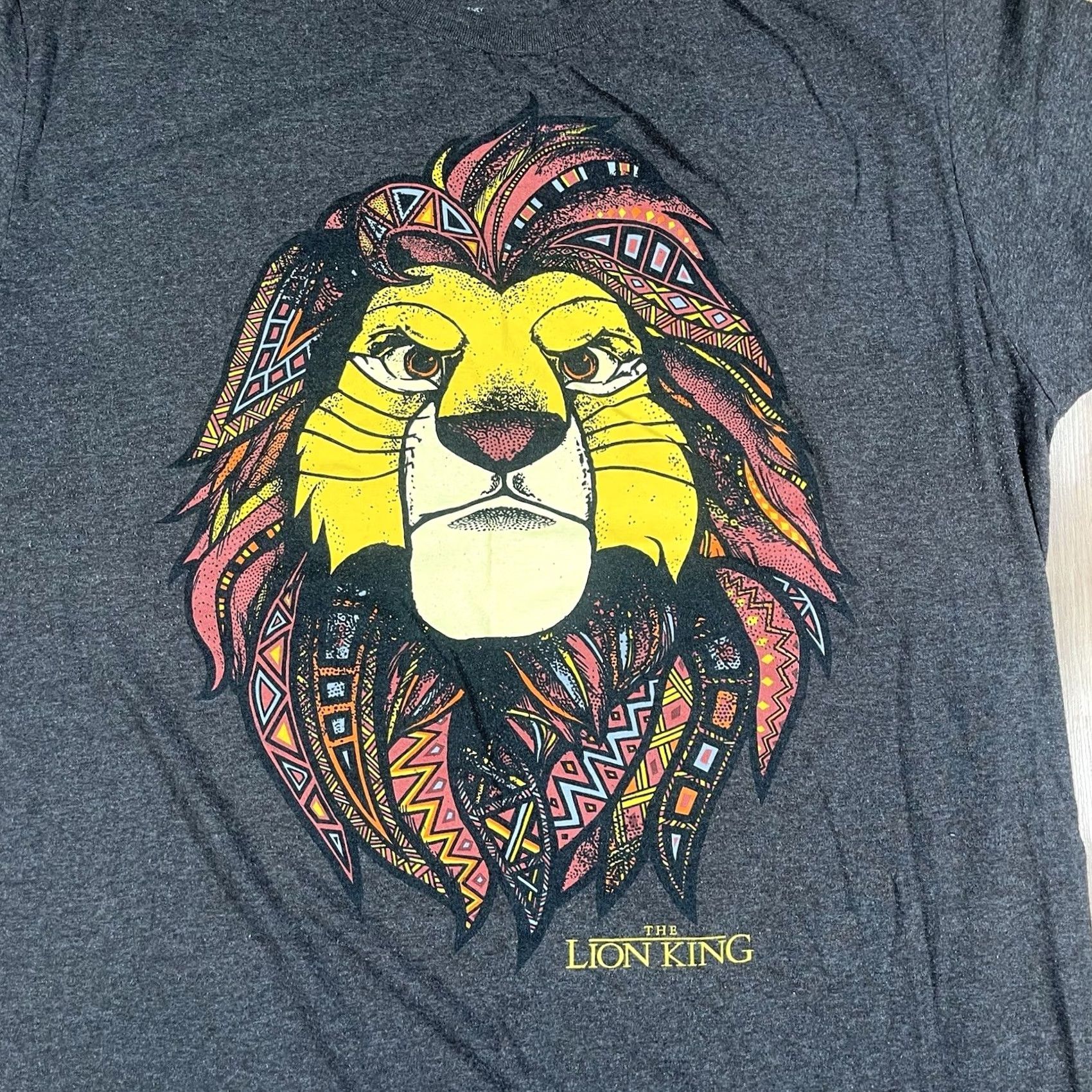 Disney Disney T-Shirt Mens Size XL The Lion King CrewNeck Graphics Gray Extra Large Size US XL / EU 56 / 4 - 2 Thumbnail
