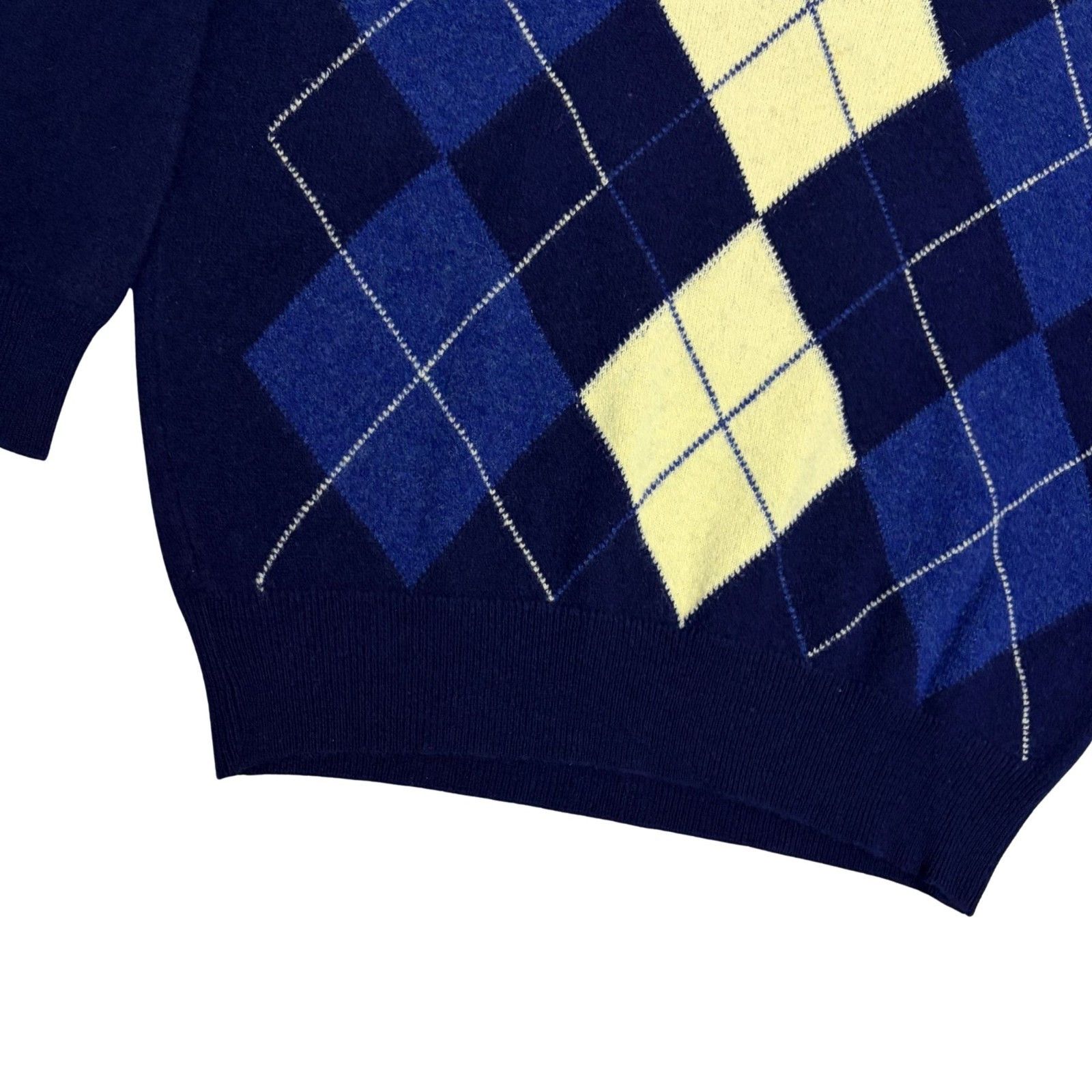 Brooks Brothers VINTAGE BROOKS BROTHERS 100% Lambswool Sweater Argyle Medium Size US M / EU 48-50 / 2 - 5 Thumbnail