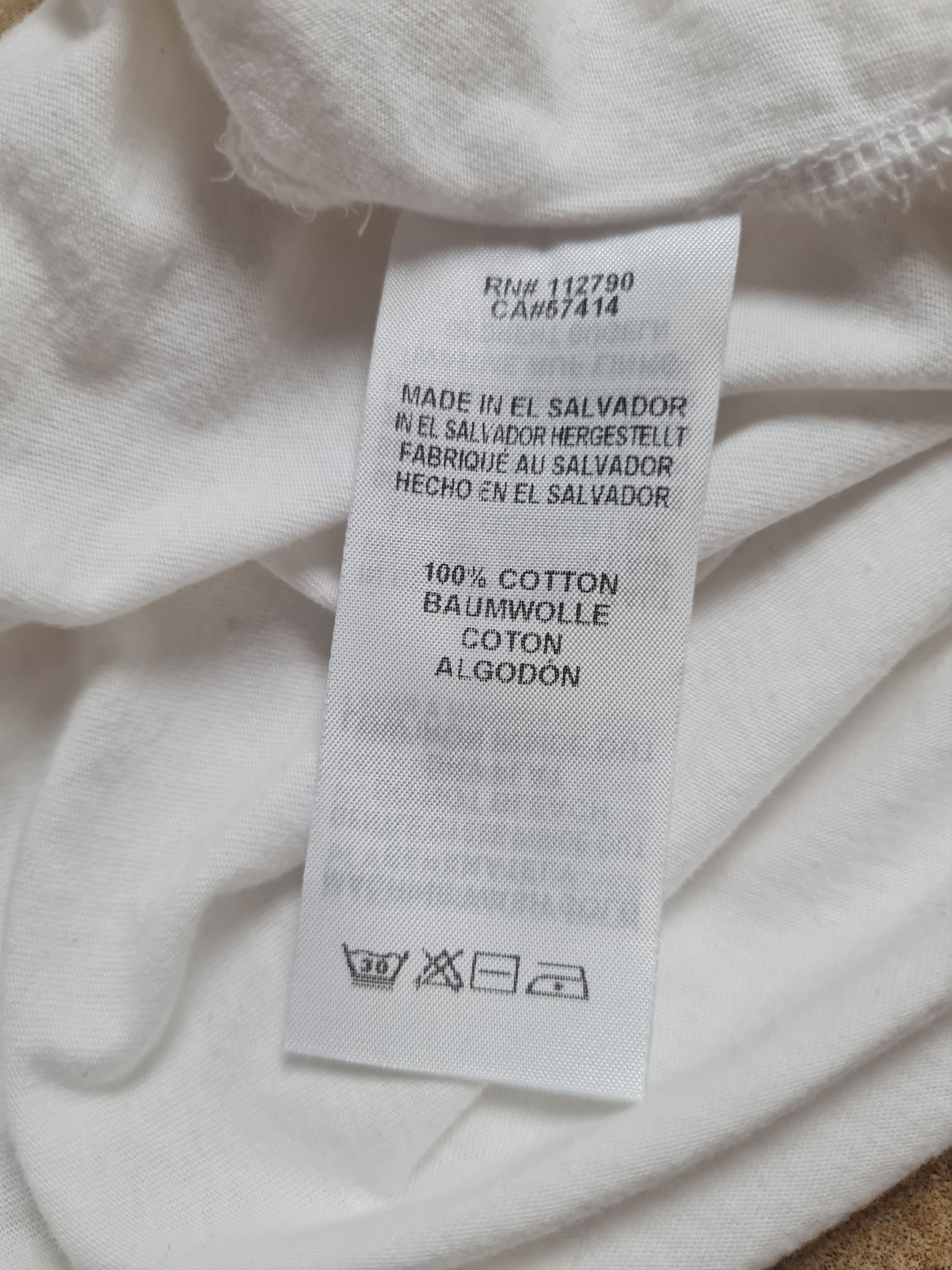 True Religion Womens True Religion White Cotton T-Shirt Crew Neck Logo Size L / US 10 / IT 46 - 10 Thumbnail