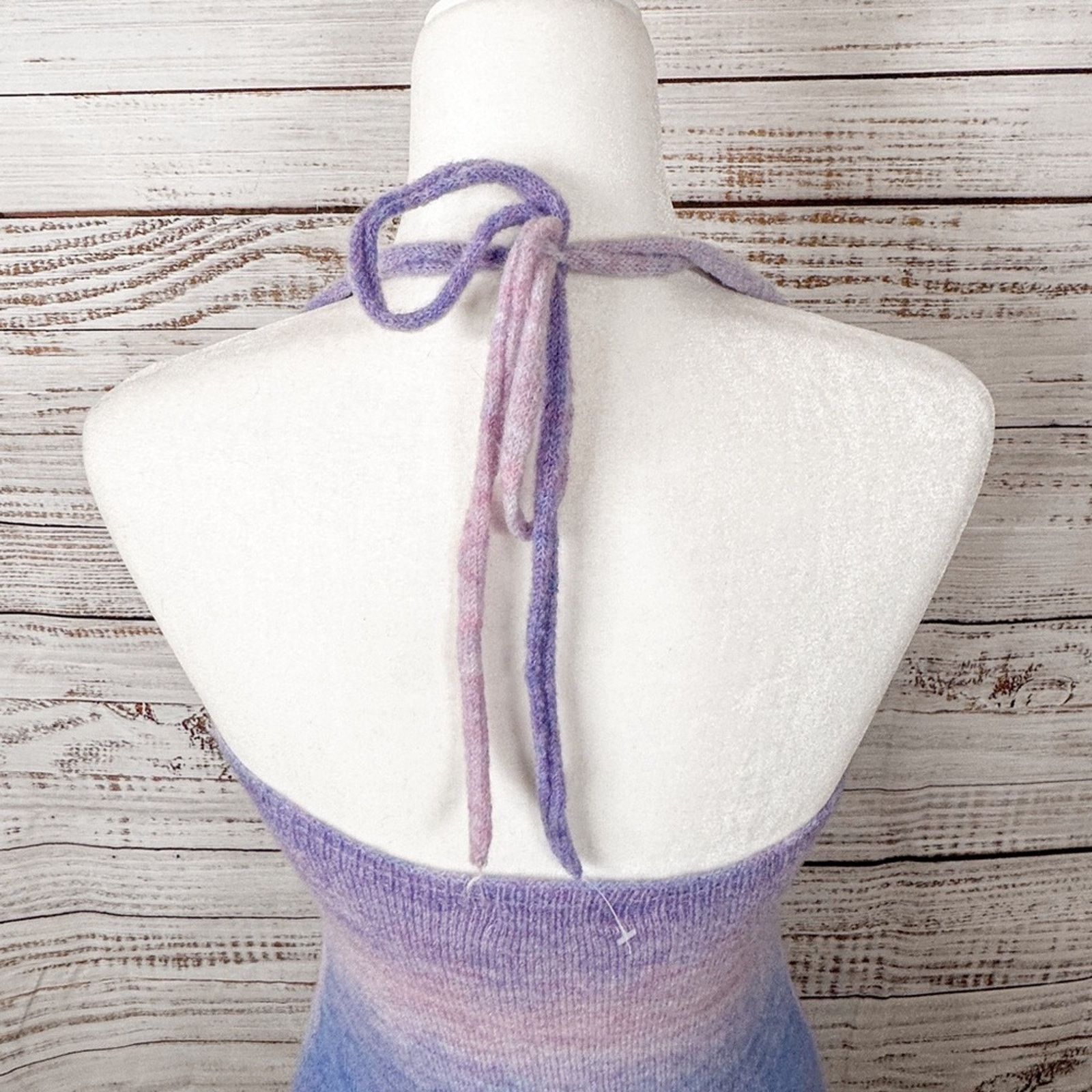 superdown Superdown Halter Ombré Sweater Bodycon Mini Dress, EUC Small Size S / US 4 / IT 40 - 9 Thumbnail