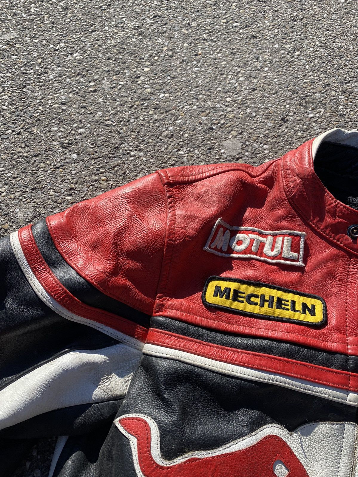 Red Bull × Vintage Vintage Red Bill Racing Leather Jacket Size US M / EU 48-50 / 2 - 8 Thumbnail
