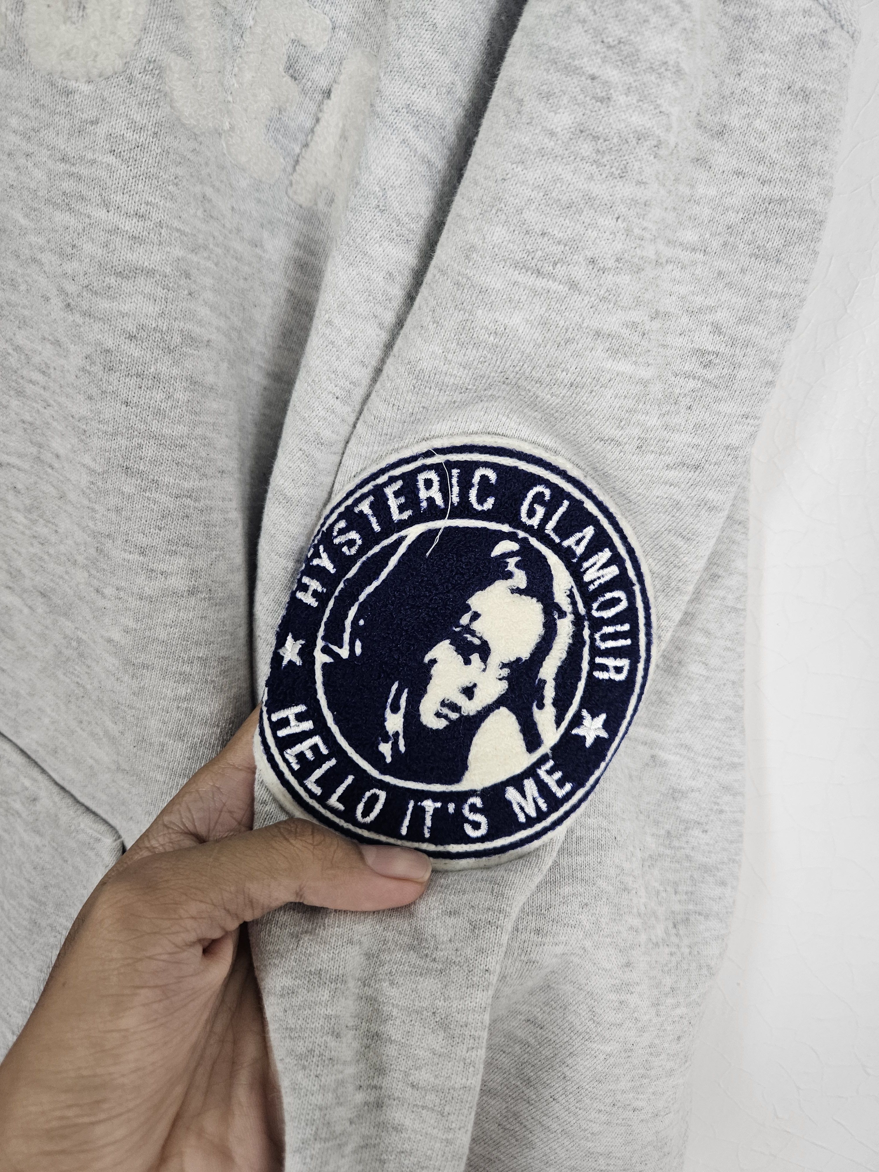 Hysteric Glamour × Japanese Brand Hysterical Glamour Wind and Sea puff logo hoodie sweater Size US L / EU 52-54 / 3 - 5 Thumbnail
