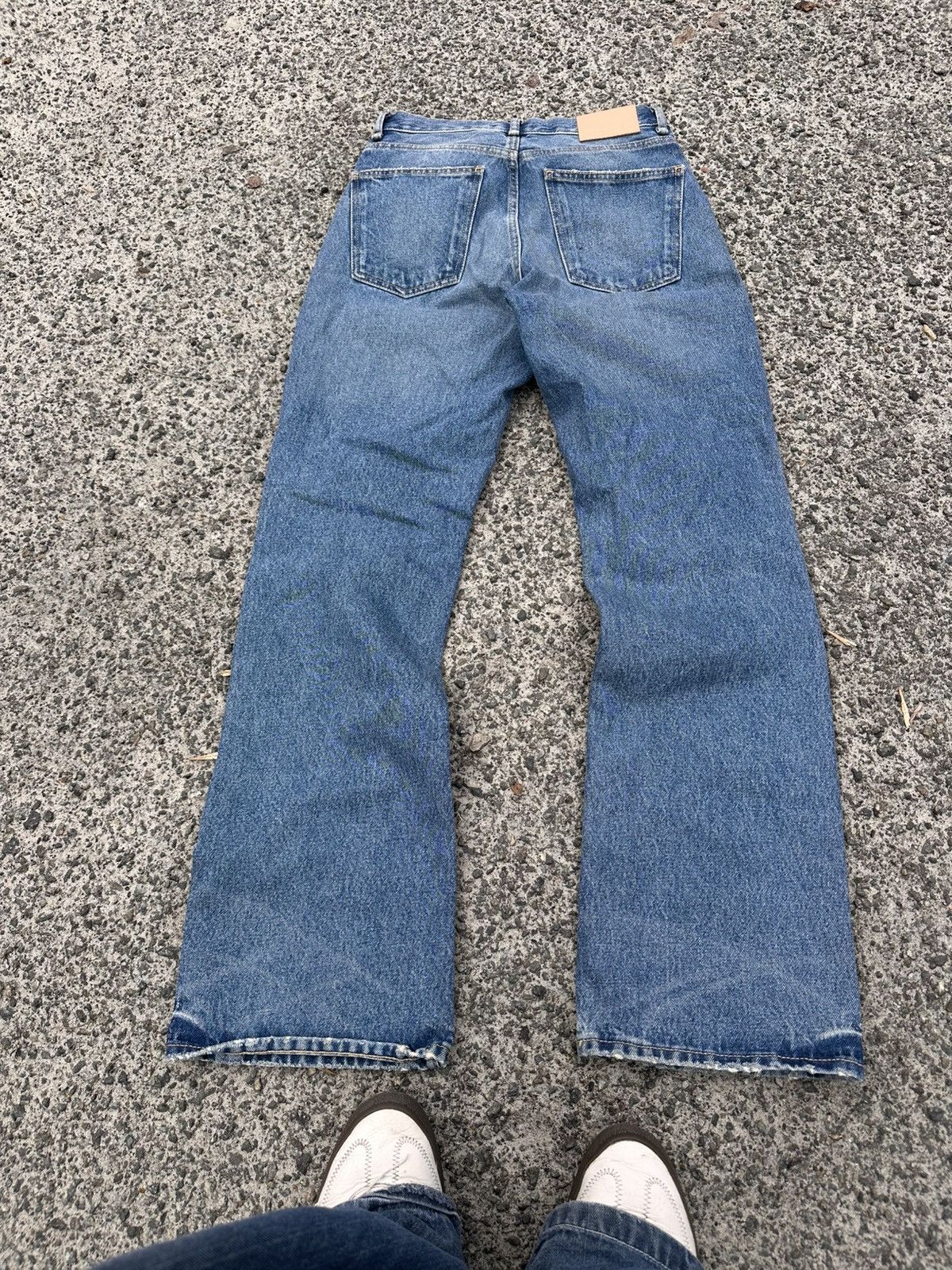 Acne Studios Acne Studios Flared Baggy Distressed Jeans Size 28" / US 6 / IT 42 - 3 Thumbnail