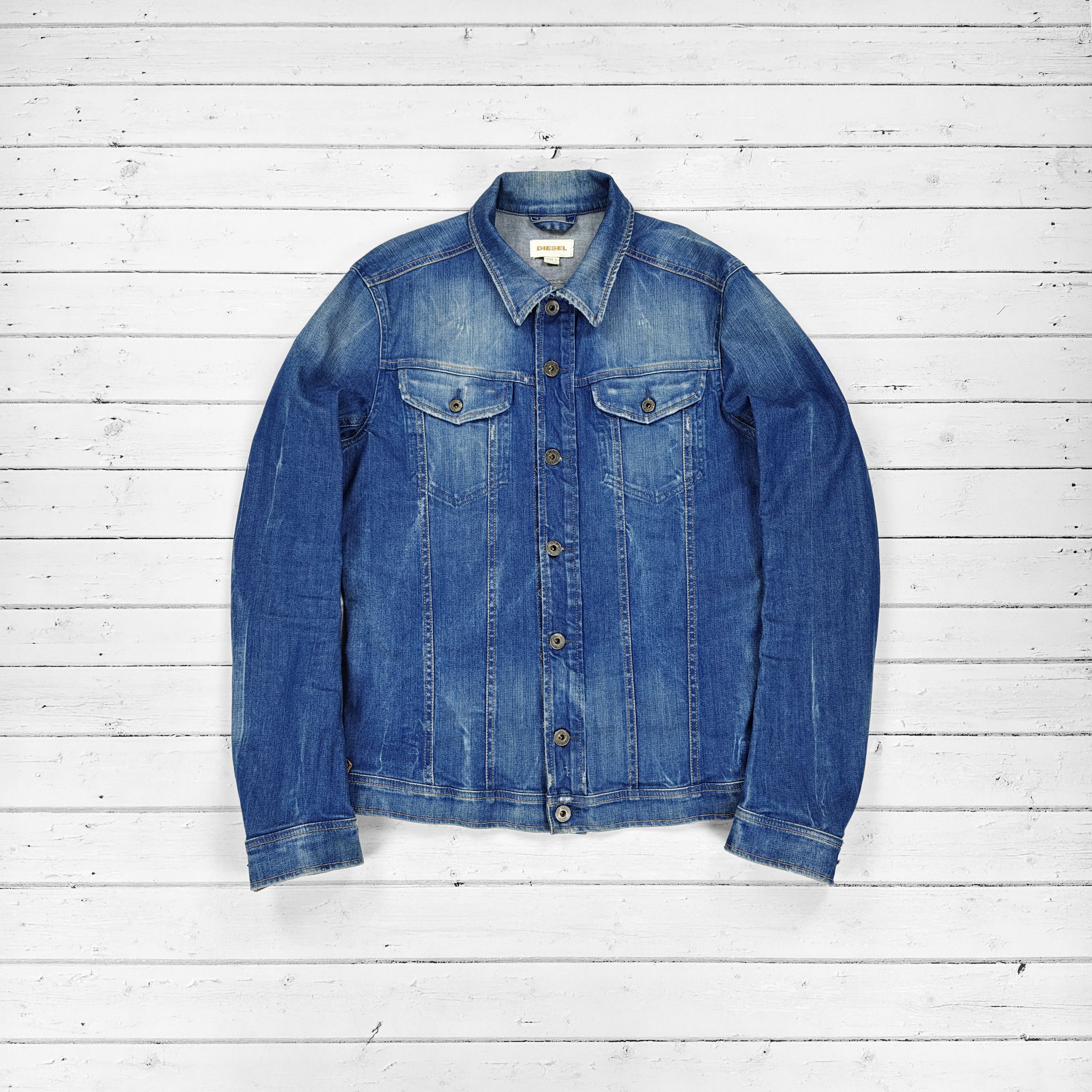 Diesel × Vintage Vintage Y2k Archive Diesel Trucker Jacket Denim