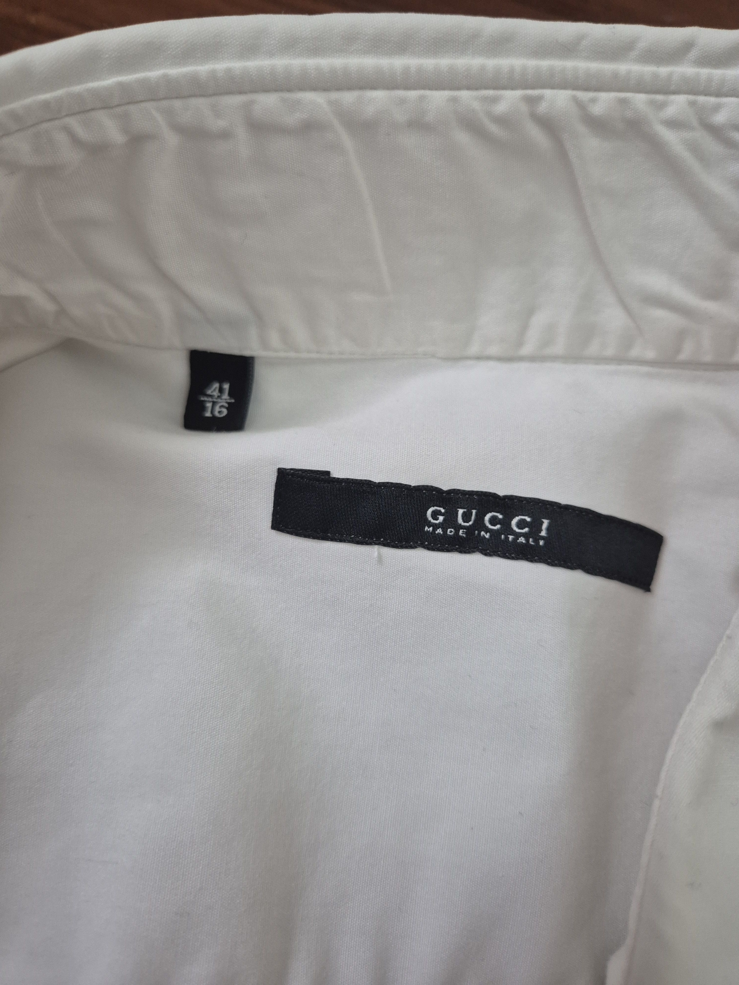 Gucci S/s 2004 white cotton western shirt Size US M / EU 48-50 / 2 - 8 Thumbnail