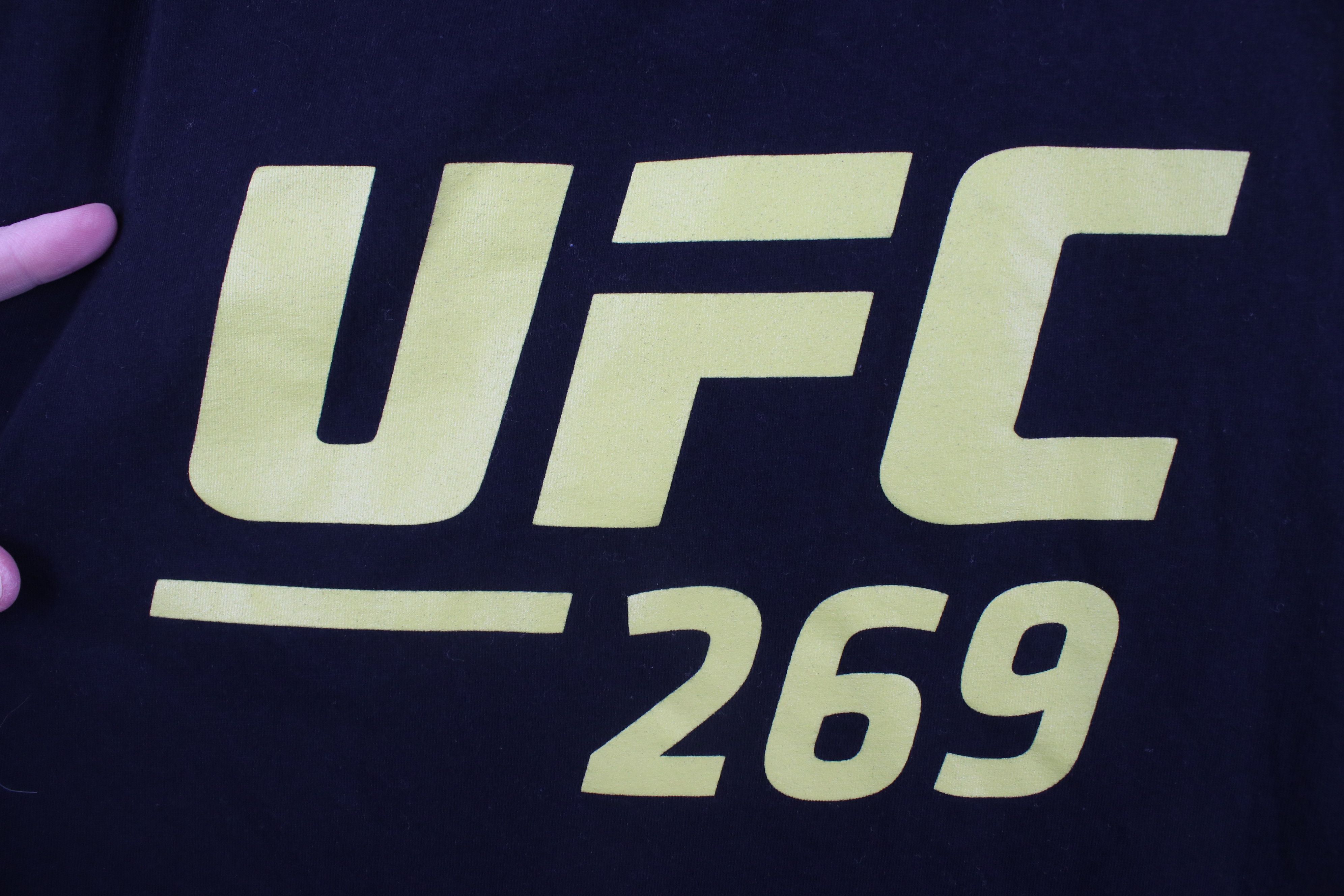 Vintage Y2K UFC 269 Oliveira vs Poirier Nunes vs Pena T-Shirt Black Size US XL / EU 56 / 4 - 4 Thumbnail