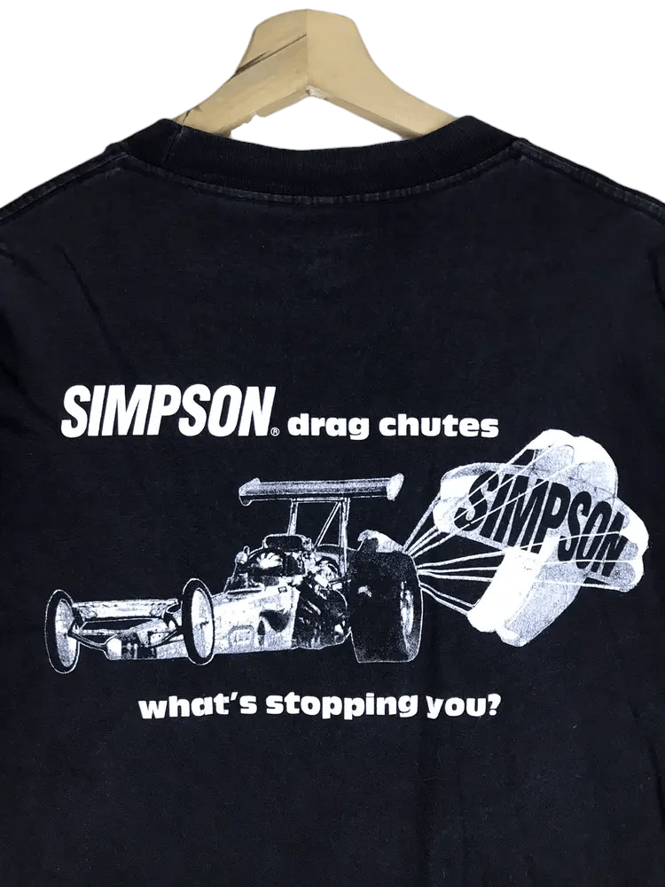 American Apparel Simpson Race Apparel Drag Chutes Tshirts Size US L / EU 52-54 / 3 - 4 Thumbnail