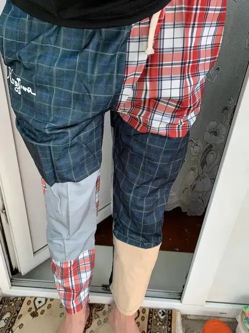 Other Patchwork Plaid Streetwear Pants Size US 28 / EU 44 - 4 Thumbnail