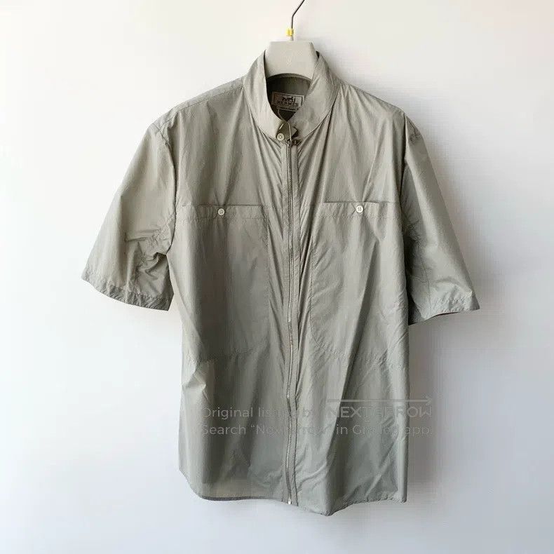 Hermes Hermes Men's Thin Short Sleeve Zip-Up Jacket Size US S / EU 44-46 / 1 - 1 Thumbnail