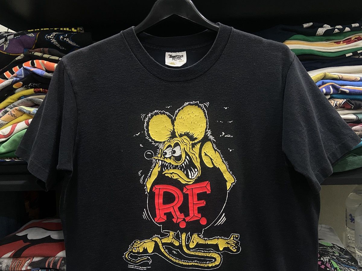 Band Tees Vintage 1994s RAT FINK Ed Roth Big Daddy Hotrod TShirt Size US M / EU 48-50 / 2 - 2 Thumbnail