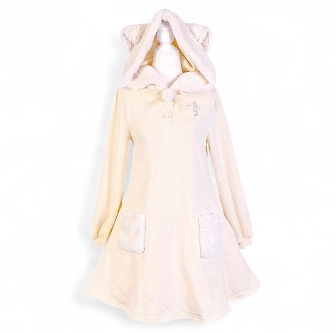 LIZ LISA secret honey cream cat ear hoodie dress Size S / US 4 / IT 40 - 1 Thumbnail