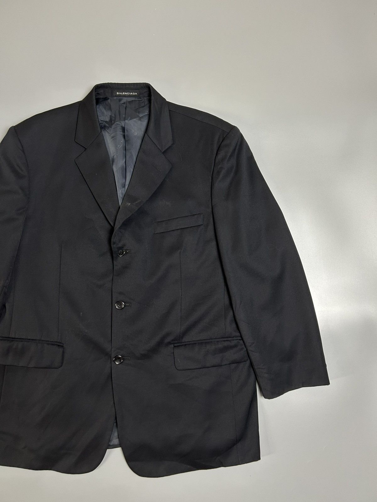 Balenciaga Vintage Baleciaga Men Blazer Size 44R - 3 Thumbnail