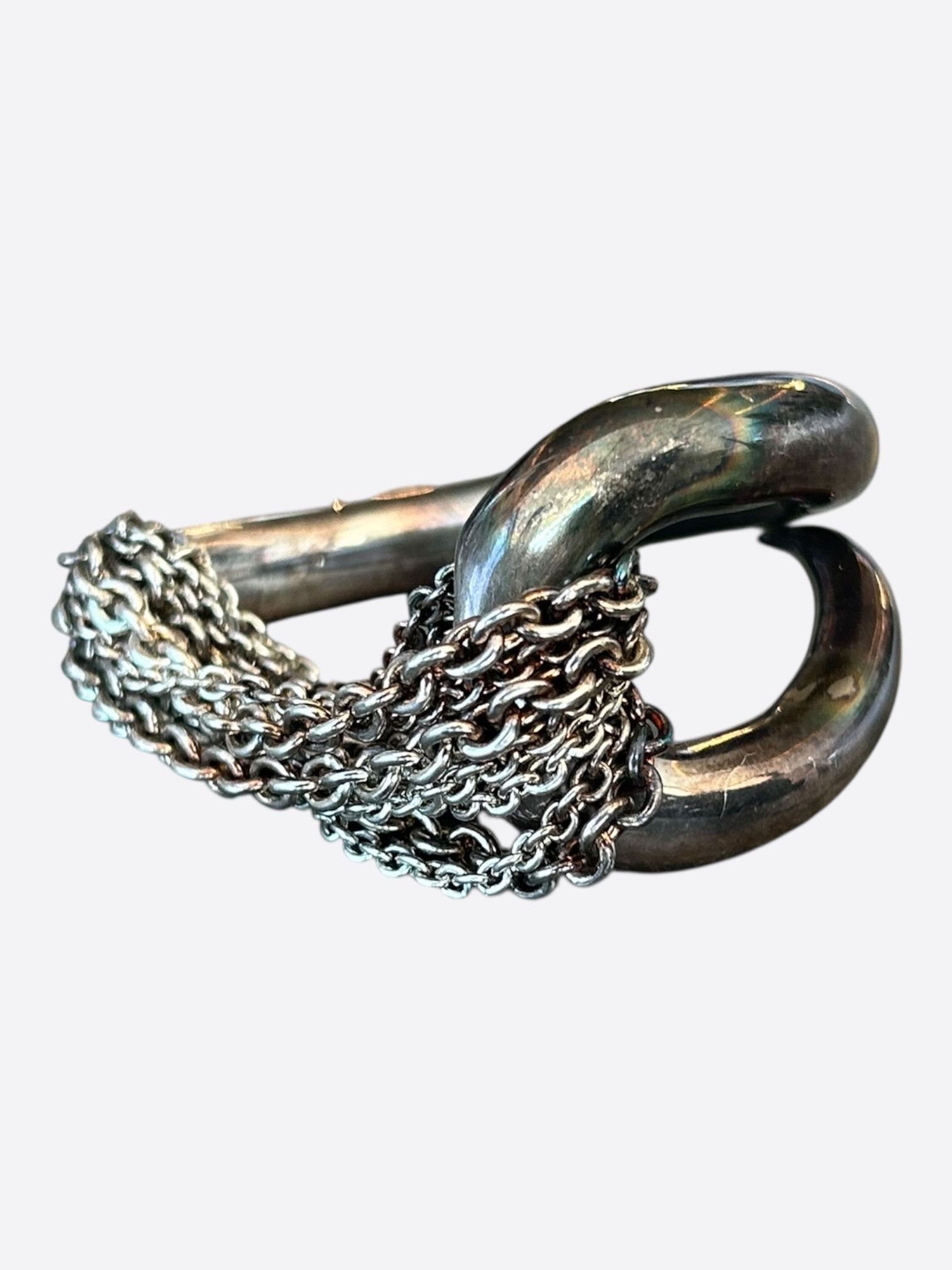 Hermes Hermes Silver Licol Chain Bracelet Size ONE SIZE - 1 Thumbnail