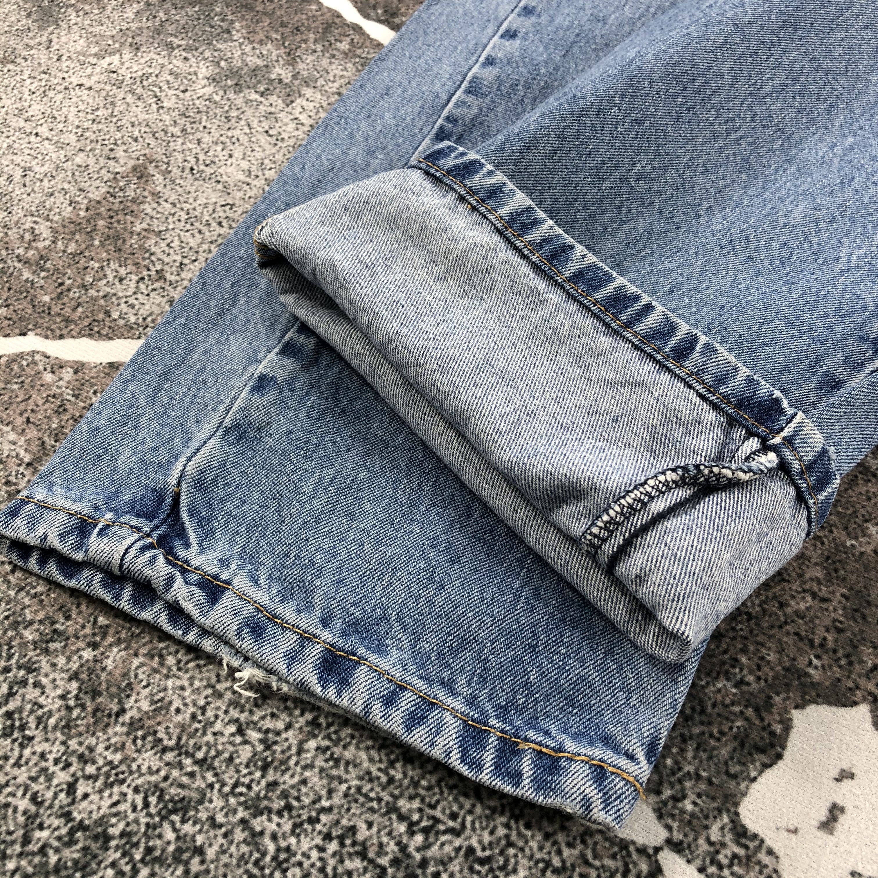 Levi's Vintage Levis 505 Jeans Faded Blue Medium Wash Denim Size US 36 / EU 52 - 7 Thumbnail