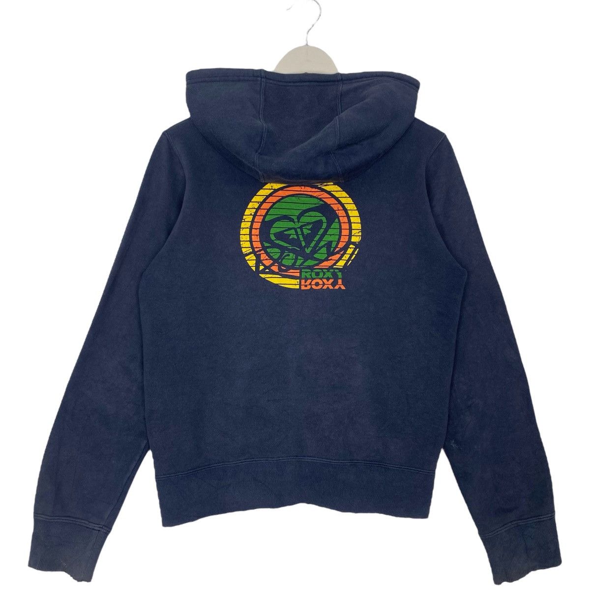 Other Vintage Roxy Surf Printed Full Zip Hoodie Sweater Navy Blue Size US M / EU 48-50 / 2 - 7 Thumbnail
