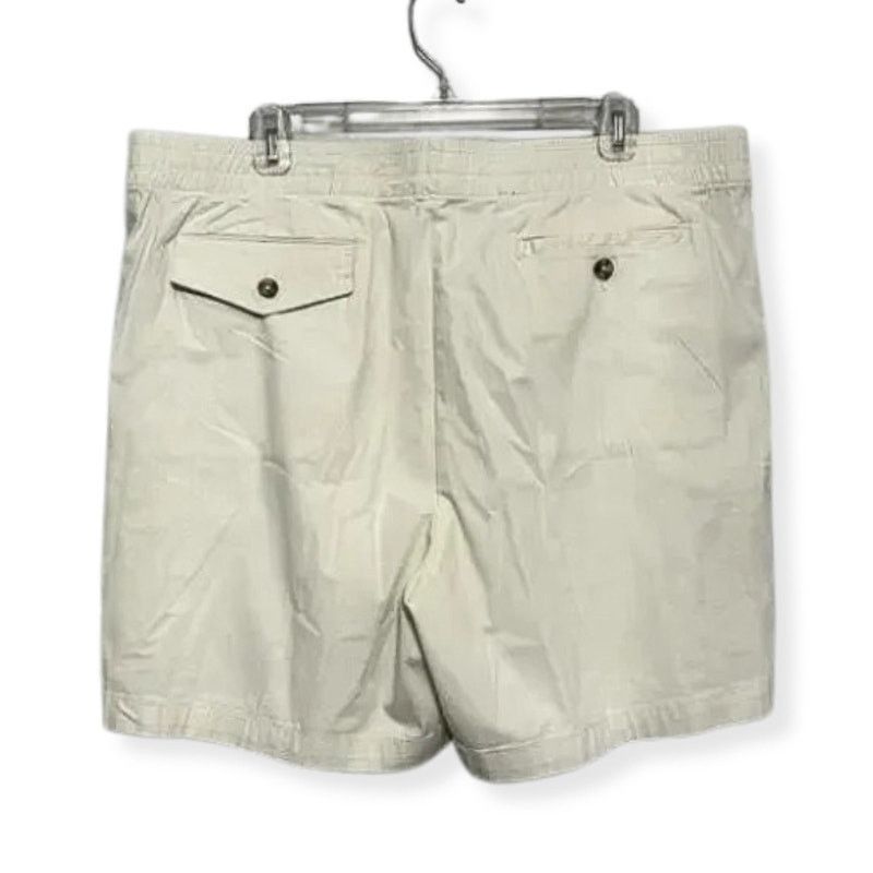 Other Abound Shorts Flat Front Design Elastic Waist Cream XL NWT Size US 40 / EU 56 - 5 Thumbnail