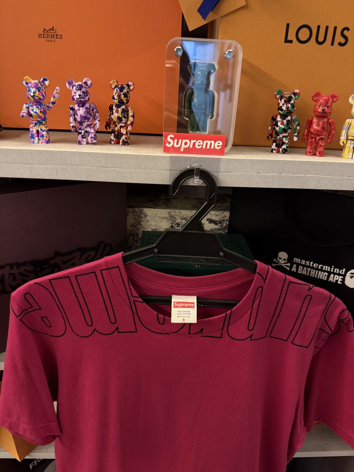 Supreme Supreme Upside Down Tee Magenta Size US S / EU 44-46 / 1 - 5 Thumbnail