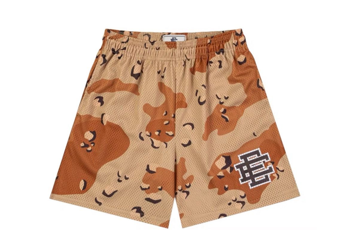 Eric Emanuel Eric Emanuel brown chip camo shorts medium Size US 30 / EU 46 - 1 Thumbnail