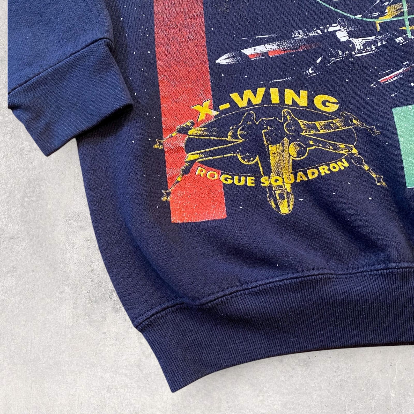 Star Wars × Vintage Vintage 1996 Star Wars X-Wing Rogue Squadron Kids Sweatshirt Size S / US 4 / IT 40 - 6 Thumbnail