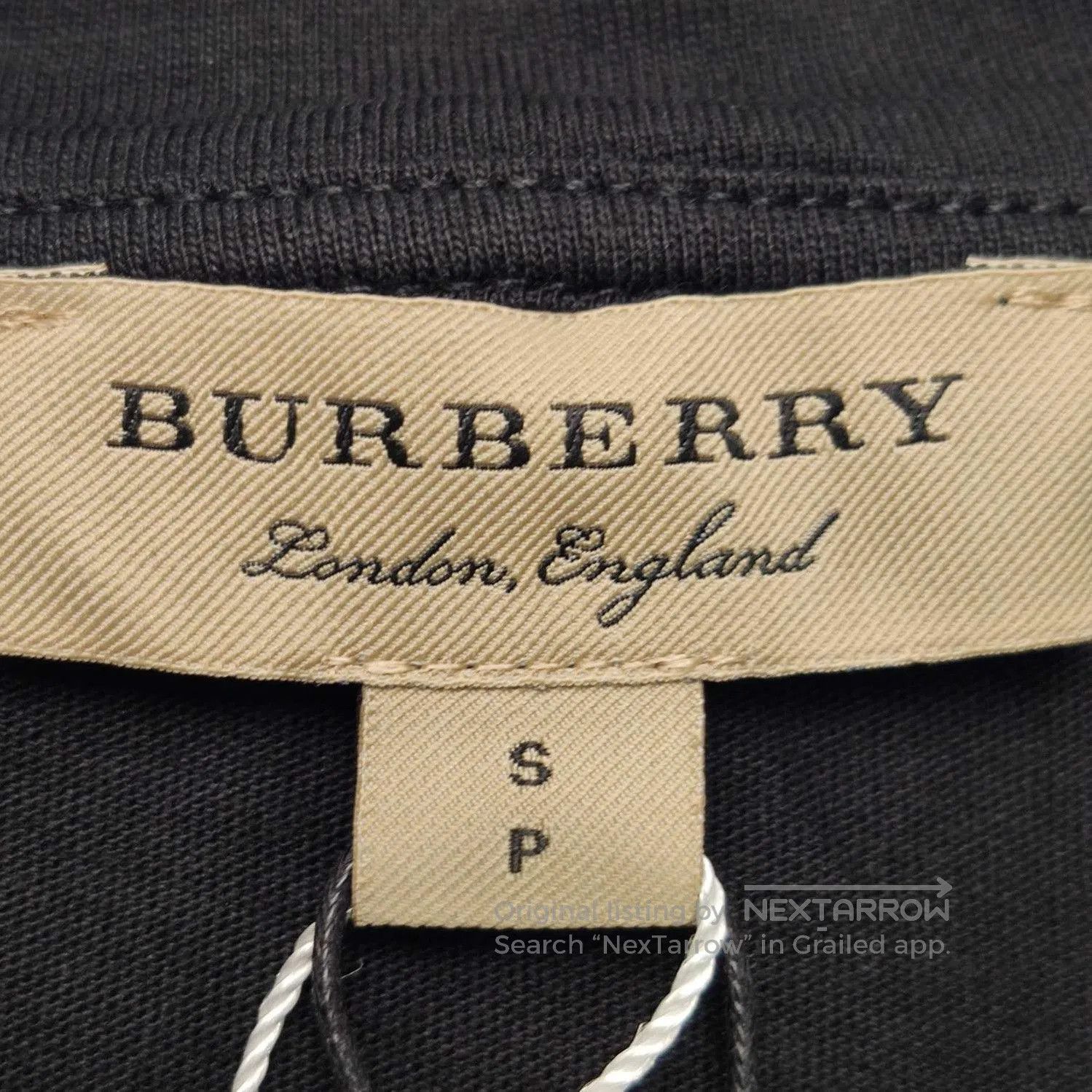Burberry Burberry Cotton Black Round Neck T. Size US S / EU 44-46 / 1 - 5 Thumbnail
