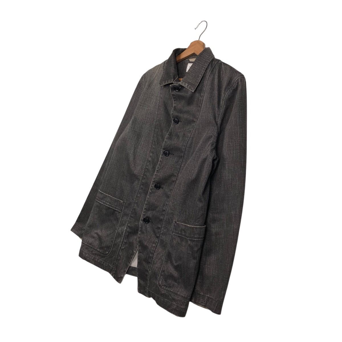 Japanese Brand Vtg Chore Worker Jacket United Arrow Blue Label Issey Miyake Size US L / EU 52-54 / 3 - 3 Thumbnail