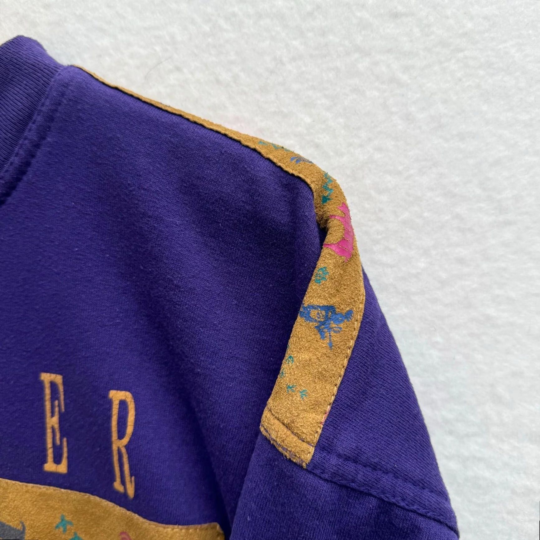 CO VINTAGE The Pacific Shirt Co Vancouver Med Suede Patch Purple Sweatshirt Canada 90s Mens M Pullover Shirt Size US M / EU 48-50 / 2 - 4 Thumbnail