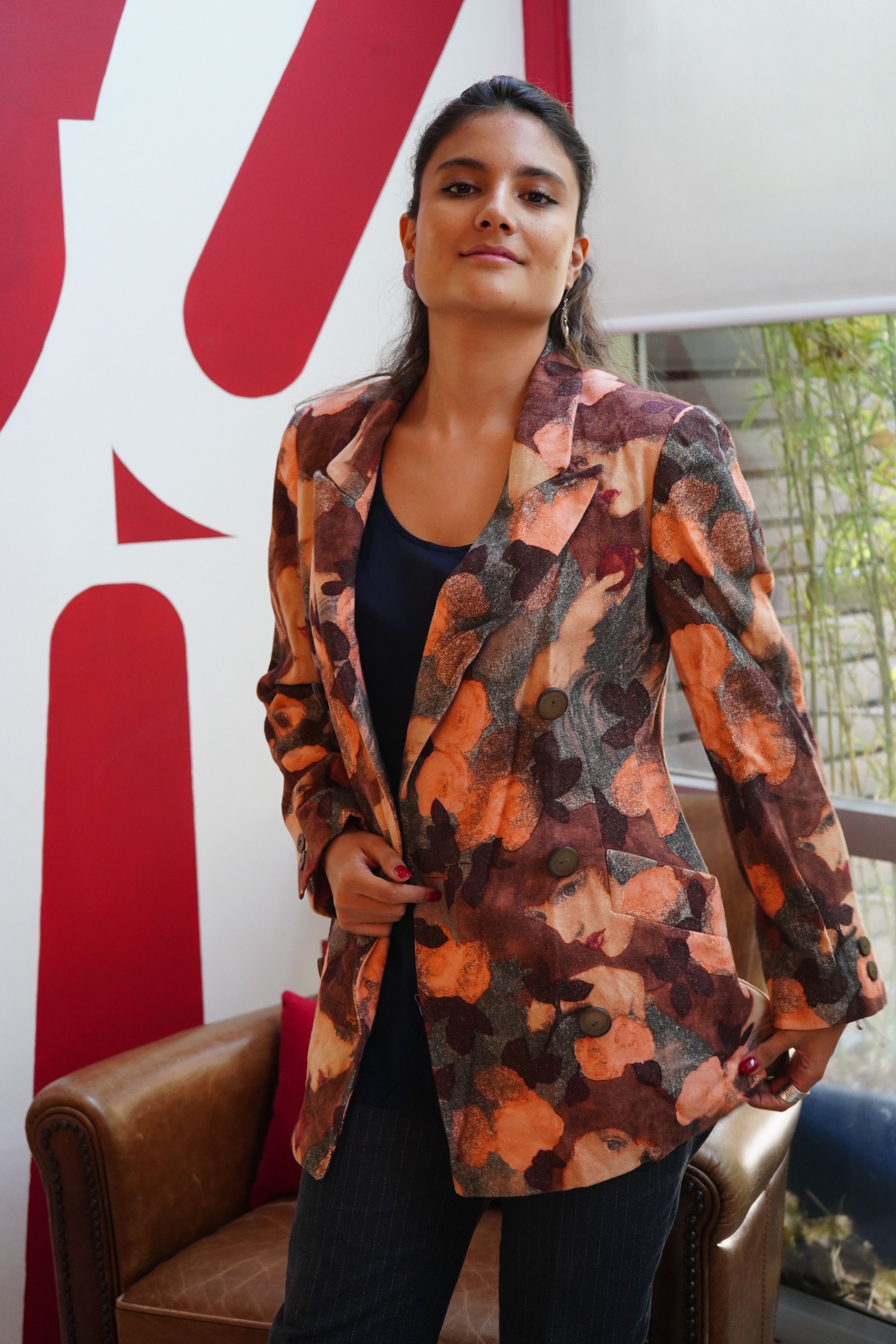 Krizia Krizia blazer with faces Size S / US 4 / IT 40 - 1 Thumbnail