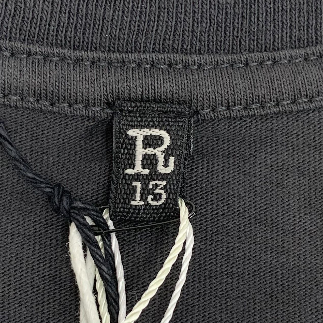 R13 R13 Black Cotton Crew Neck Short Sleeve Dress K26WX Size S / US 4 / IT 40 - 6 Thumbnail