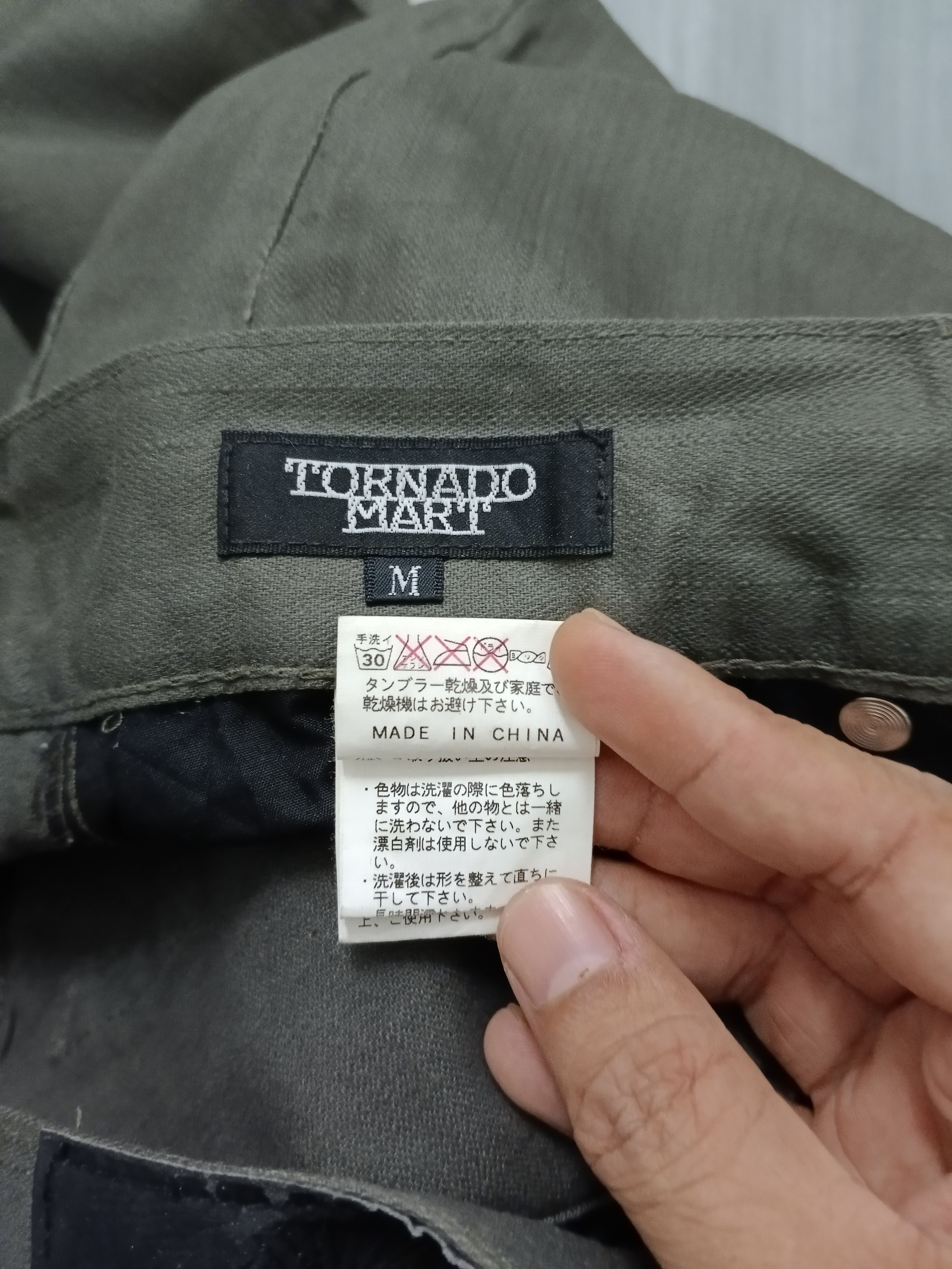 Tornado Mart TORNADO MART WAXED FLARE DENIM PANTS Size US 30 / EU 46 - 10 Thumbnail