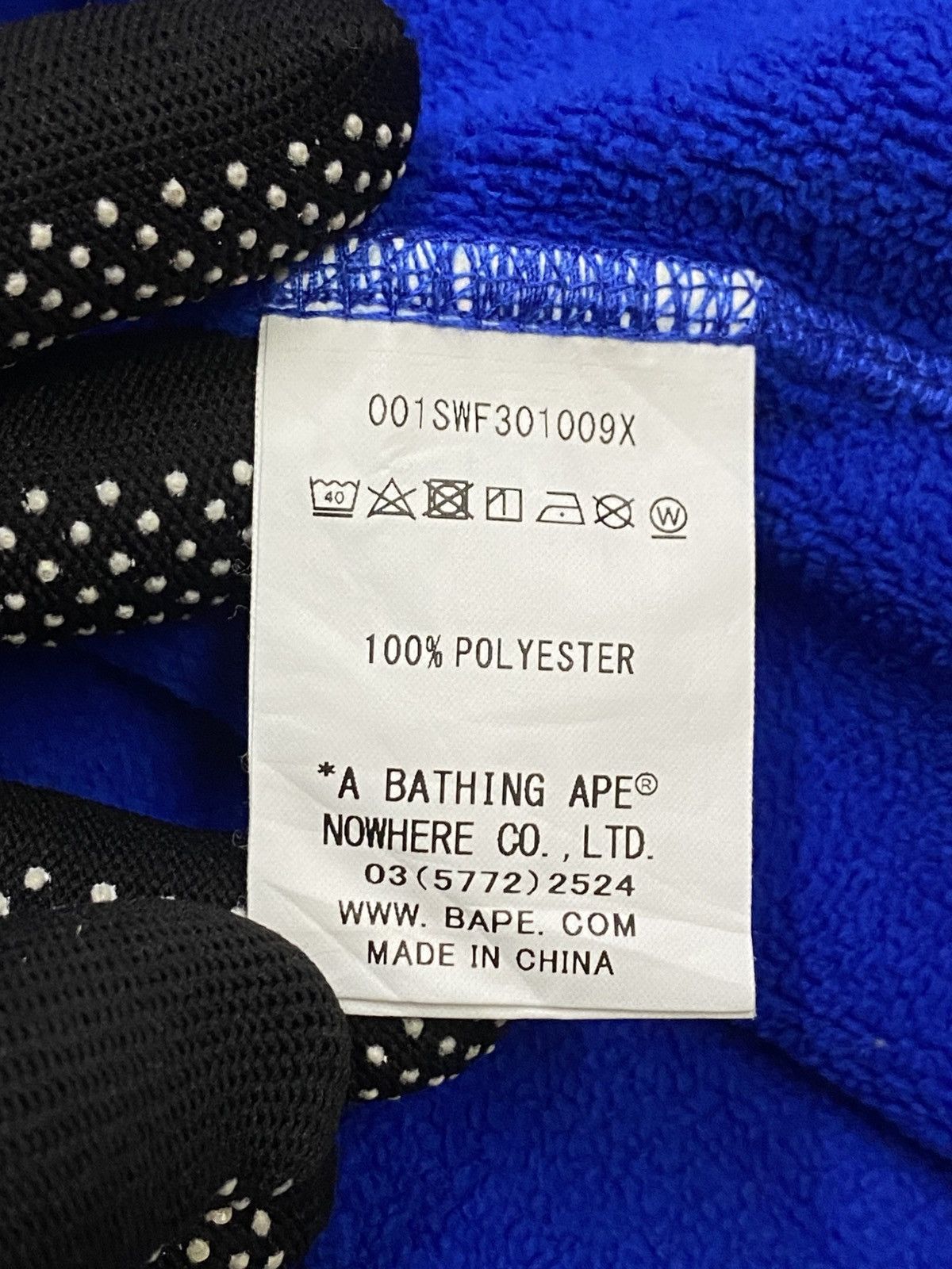 Bape A Bathing Ape Fleece Pocket Haf Zip Sweatshirt Size US XL / EU 56 / 4 - 8 Thumbnail
