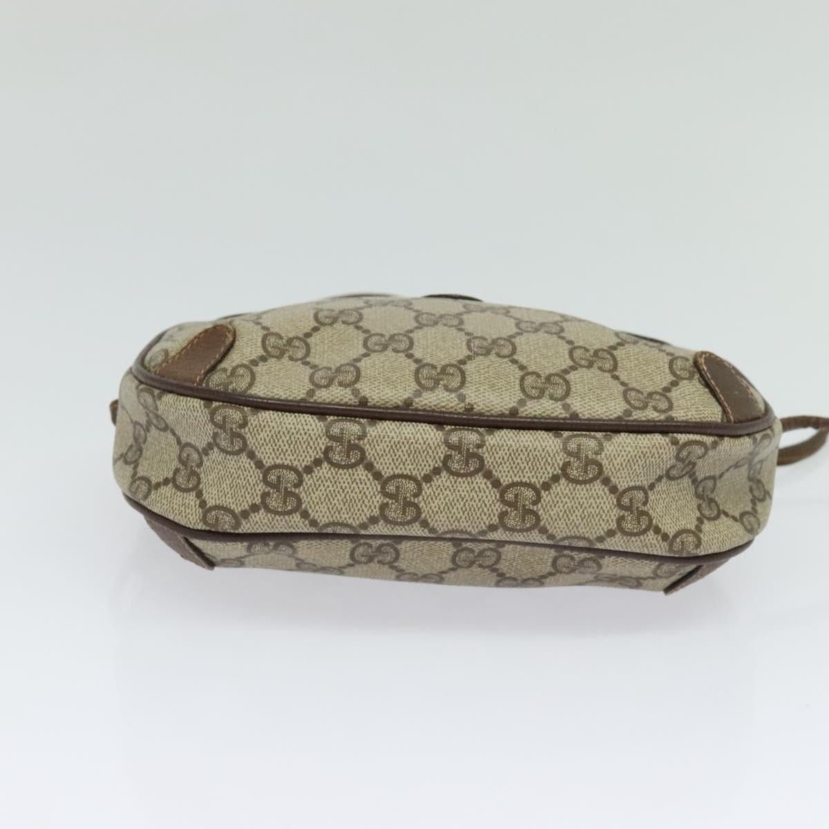 Gucci GUCCI GG Supreme Web Sherry Line Shoulder Bag Pvc Beige 89 Size ONE SIZE - 9 Thumbnail