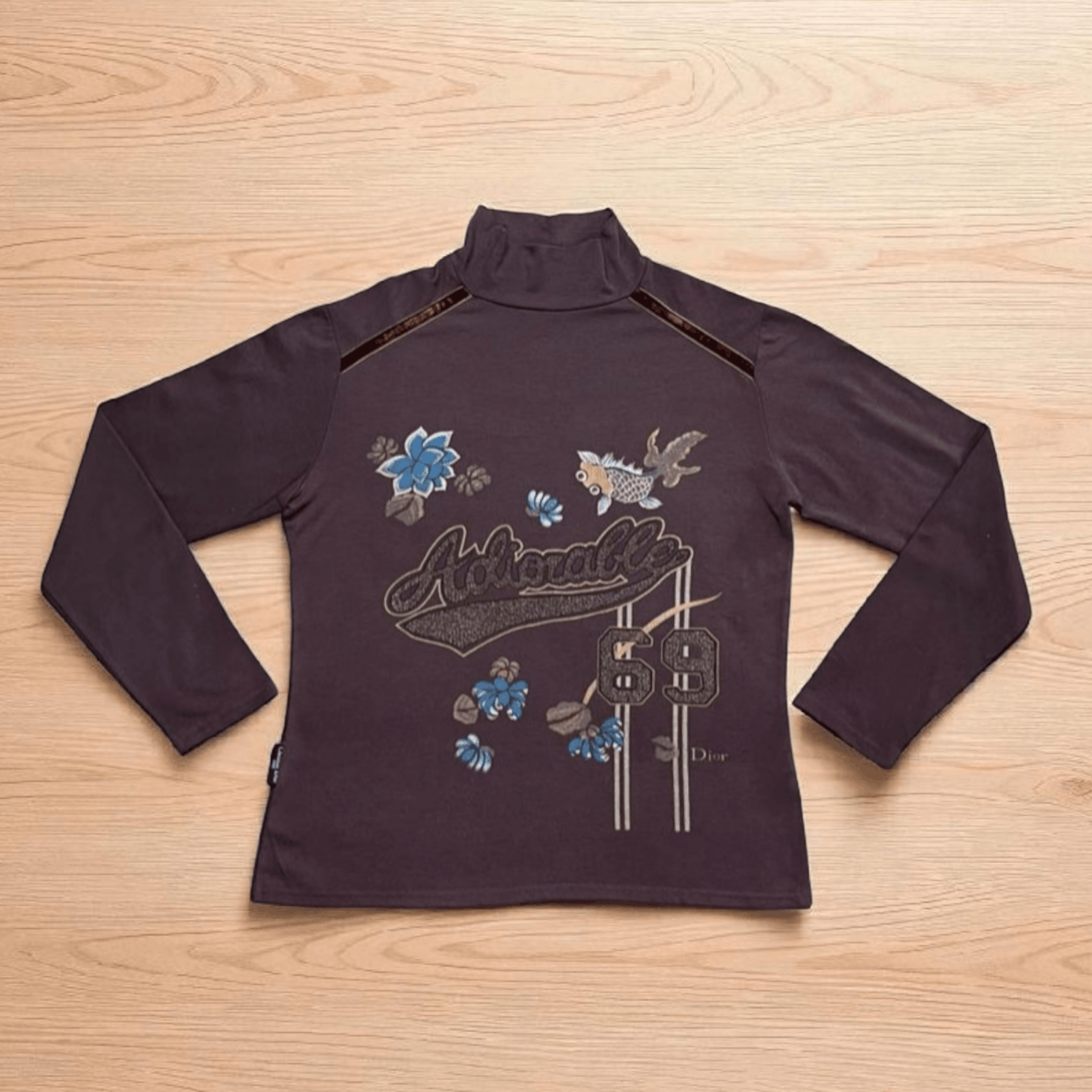 Christian Dior Monsieur Vintage Christian Dior Adioralle 69 Long Sleeve Turtle Neck Size L / US 10 / IT 46 - 1 Thumbnail