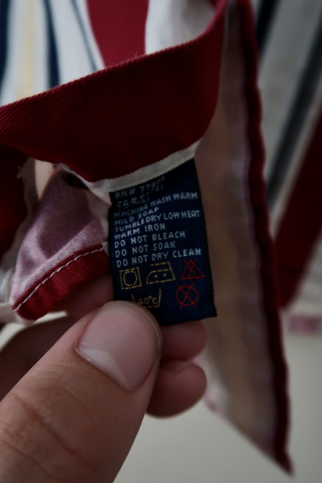 Tommy Hilfiger × Vintage Tommy Hilfiger Crested Striped Button Down - Medium Size US M / EU 48-50 / 2 - 4 Thumbnail