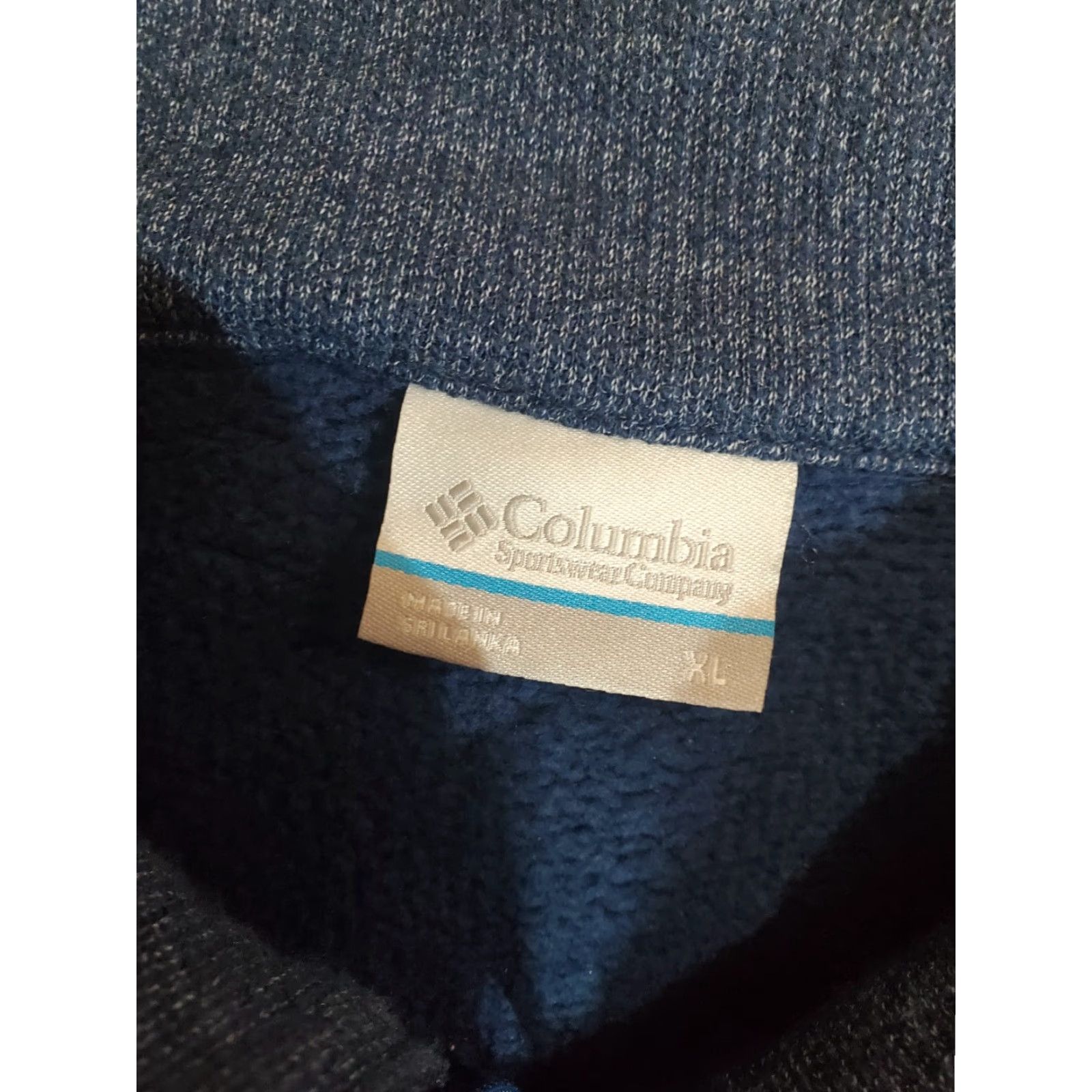 Vintage Columbia Signature Ortega Oaks 1/4 Zip Fleece Lined Pullover Blue Mens XLarge Size US XL / EU 56 / 4 - 4 Thumbnail