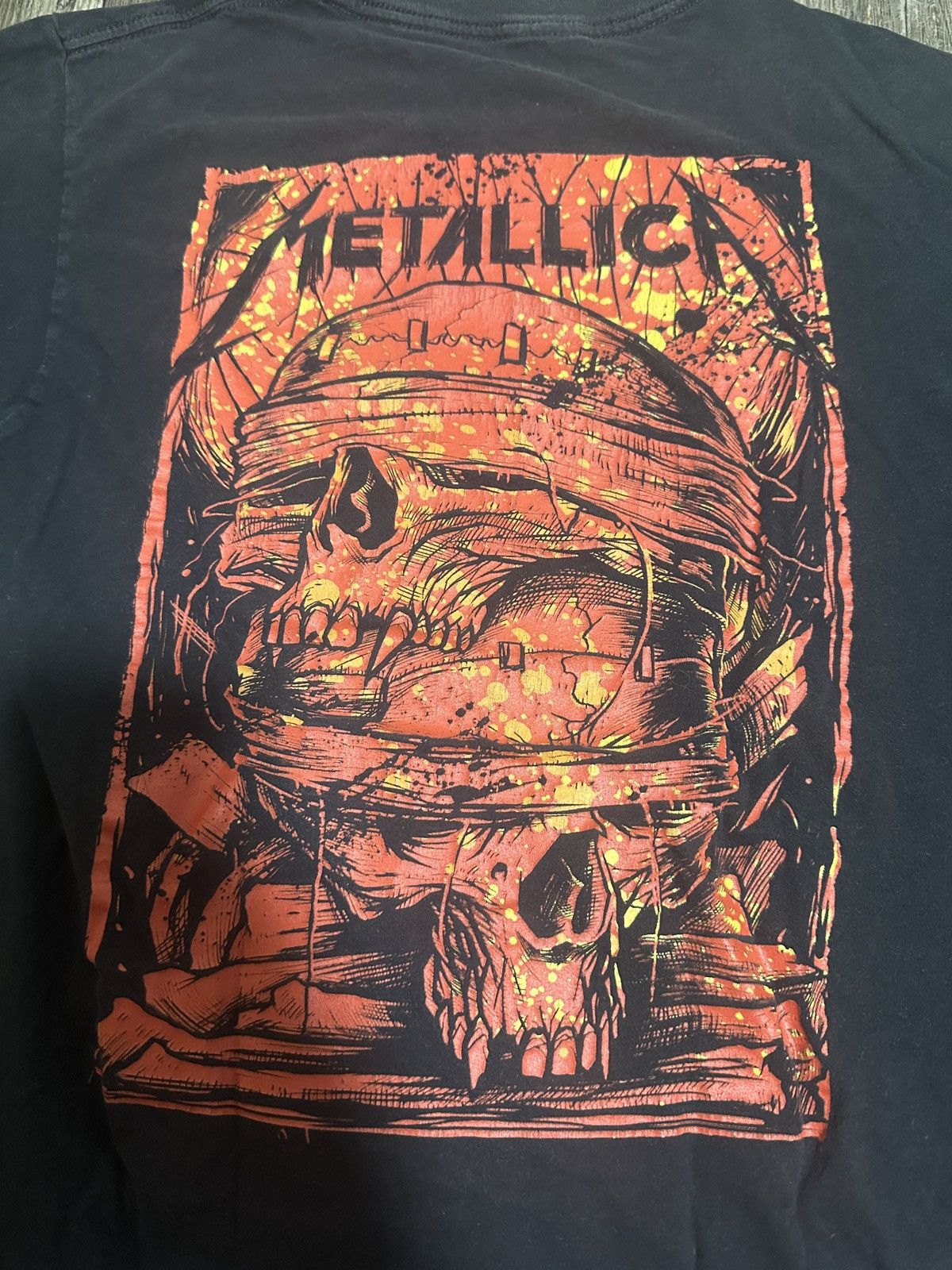 Band Tees × Metallica × Vintage Metallica Blindfolded Skull Concert Tee Size US M / EU 48-50 / 2 - 3 Thumbnail