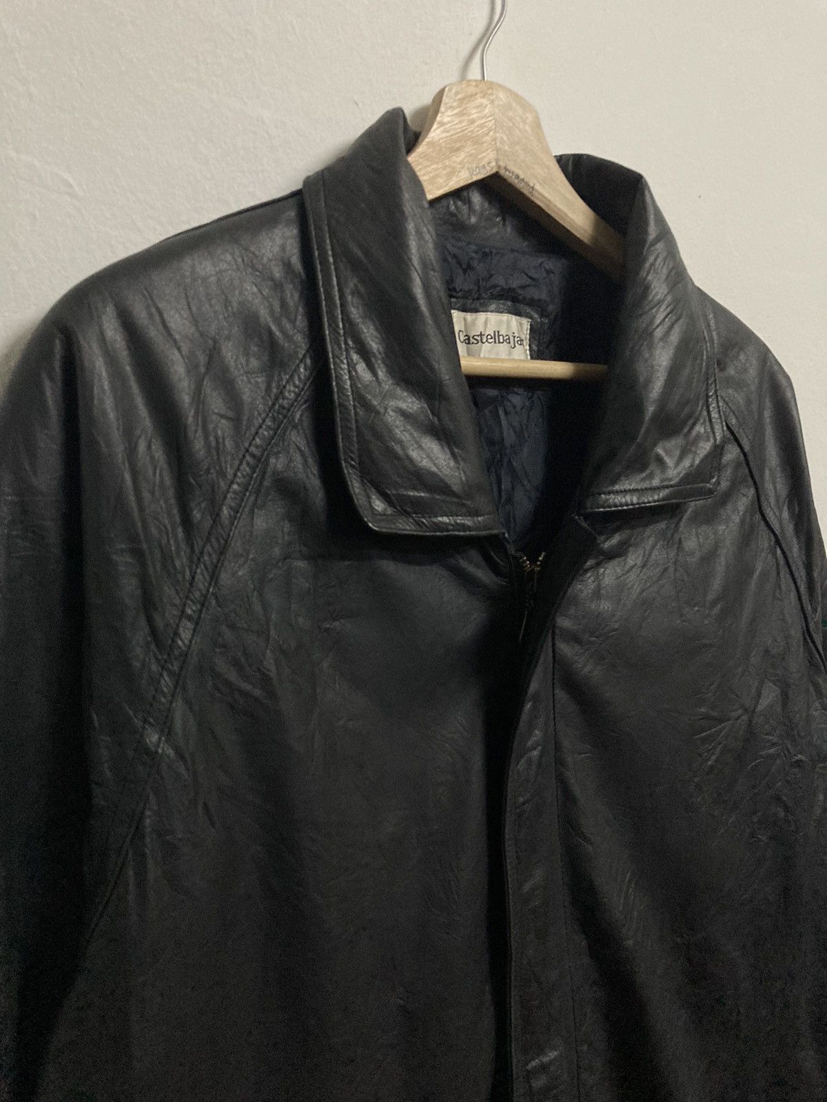 Genuine Leather Vintage Castelbajac Long Leather Jacket Size L Size US L / EU 52-54 / 3 - 5 Thumbnail
