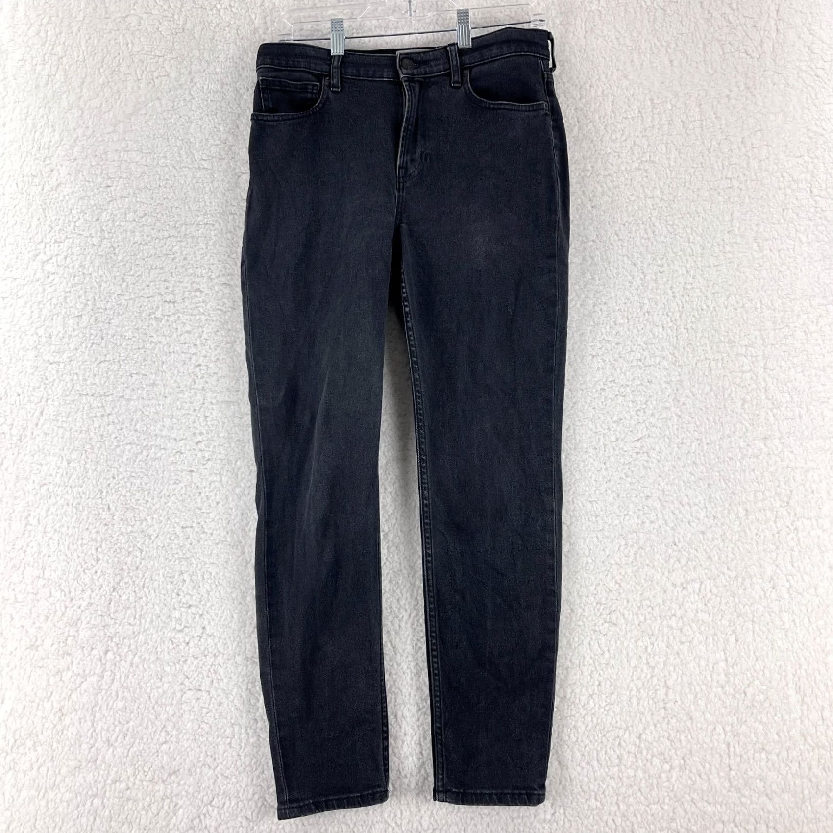 Everlane Everlane Jeans Womens 30 Black Denim Straight Leg Mid Rise Minimalist Casual Size 30" / US 8 / IT 44 - 2 Thumbnail
