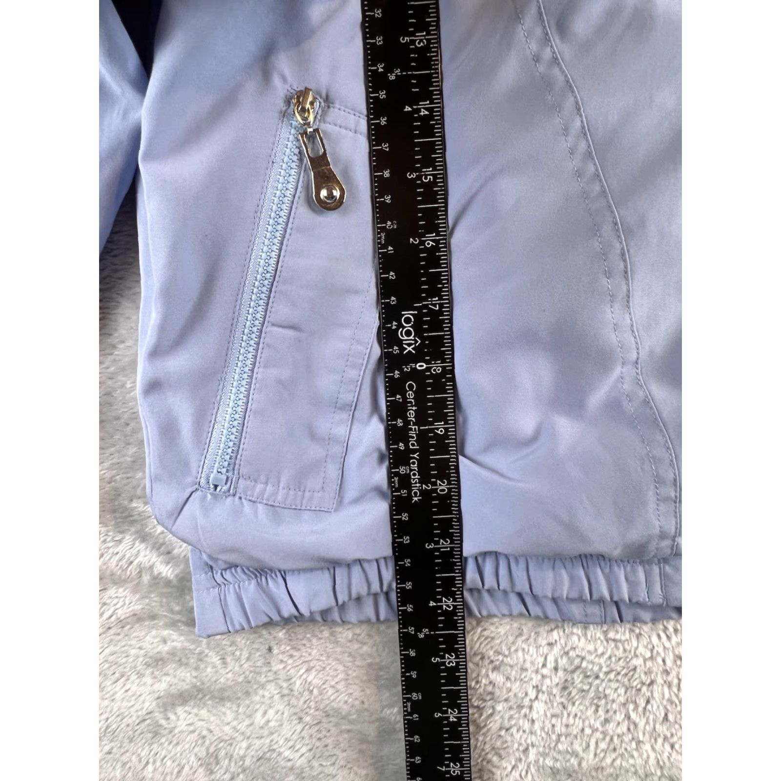 Vintage VINTAGE Koret Sport Windbreaker Jacket Womens M Periwinkle Blue Preppy Windbreaker Zip Short Sleeve Size M / US 6-8 / IT 42-44 - 4 Thumbnail