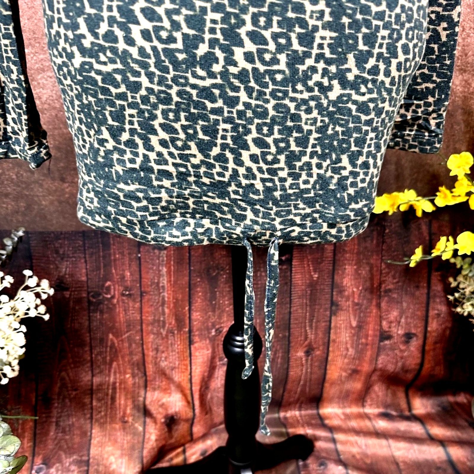Other Retreat Rhonda Shear Drawstring Hem Tunic Animal Print L Size L / US 10 / IT 46 - 7 Thumbnail