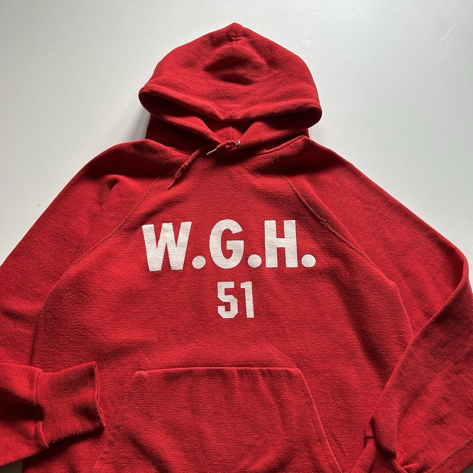 Vintage Vintage 70s Basic Hoodie Medium Made In USA H Wolf & Sons Size US M / EU 48-50 / 2 - 2 Thumbnail