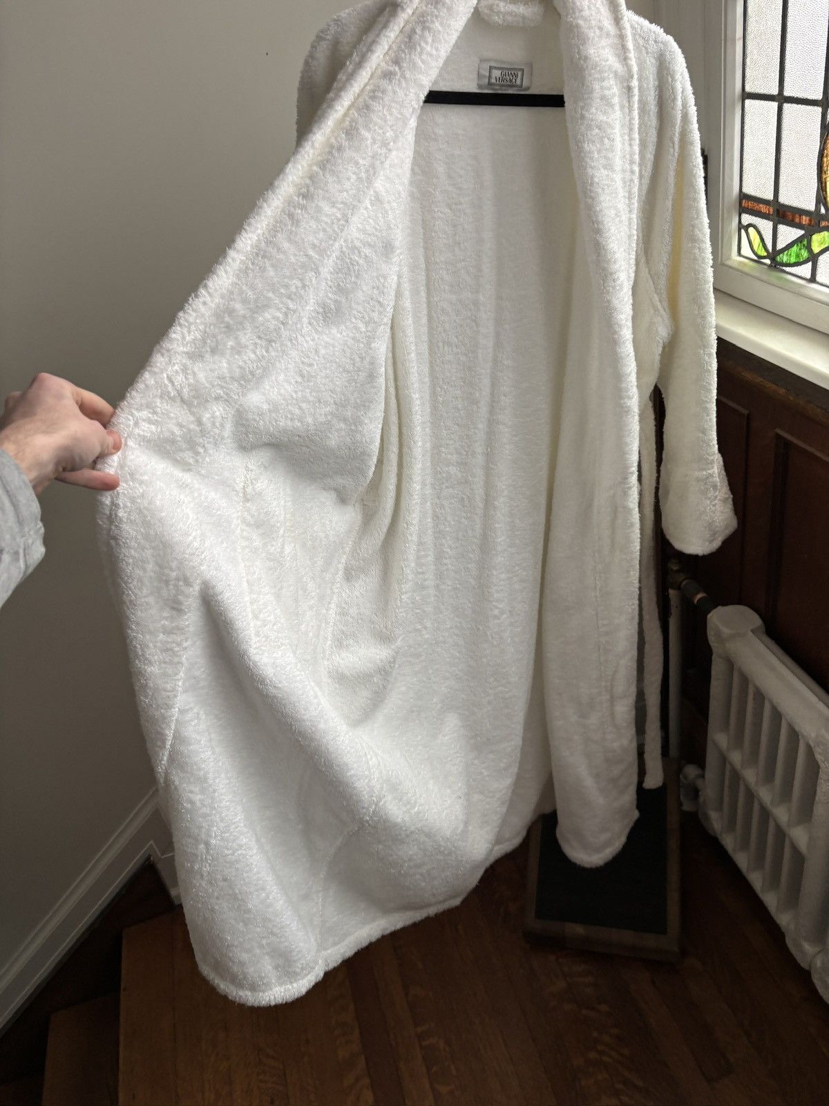 Vintage Vintage Bath Robe 1990s Gianni Versace Robe Belted Terry Size US L / EU 52-54 / 3 - 9 Thumbnail