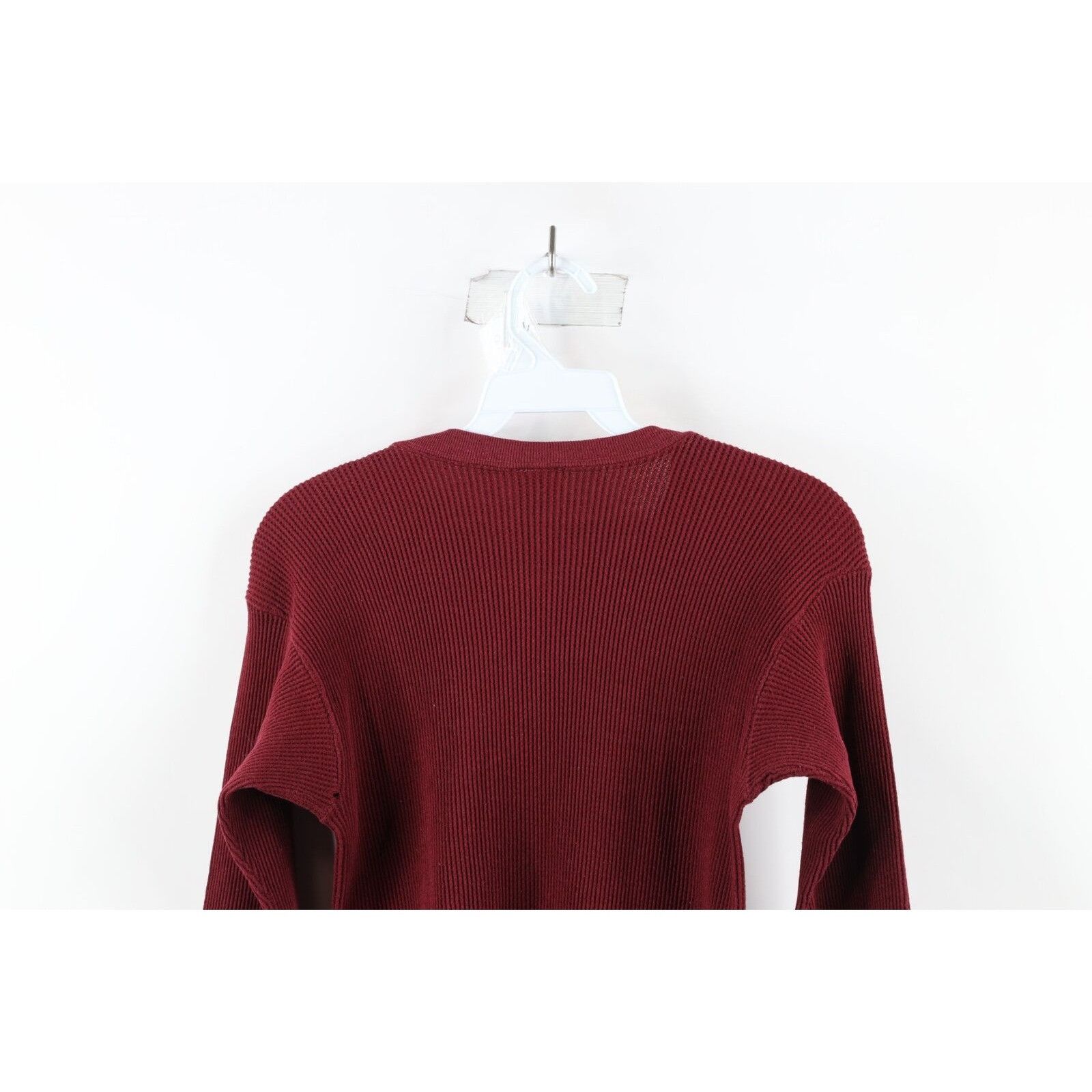 Vintage Vintage 70s Streetwear Faded Thermal Waffle Knit T-Shirt Size US M / EU 48-50 / 2 - 7 Thumbnail
