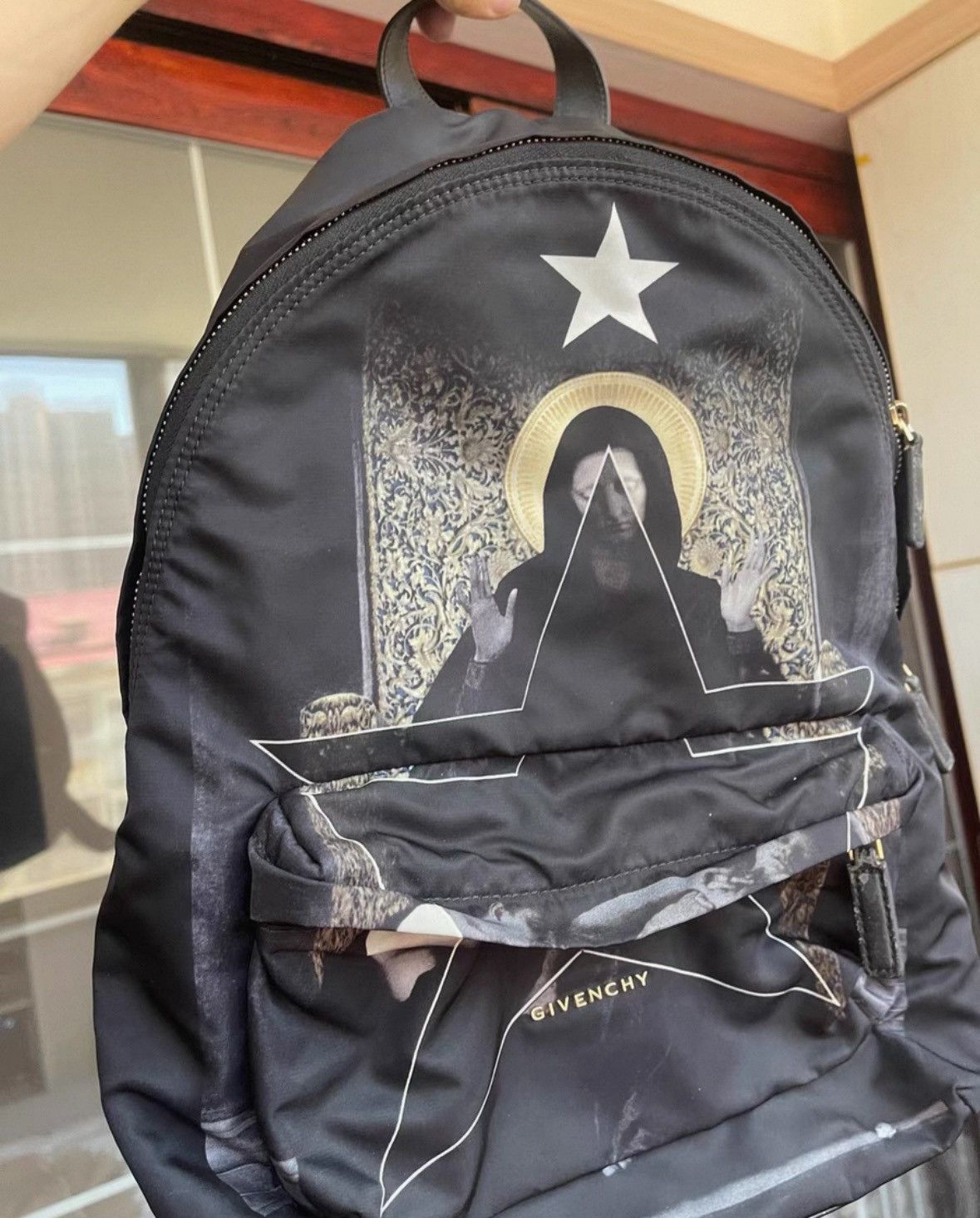 Givenchy Givenchy Virgin Series Fabric Backpack Size ONE SIZE - 3 Thumbnail