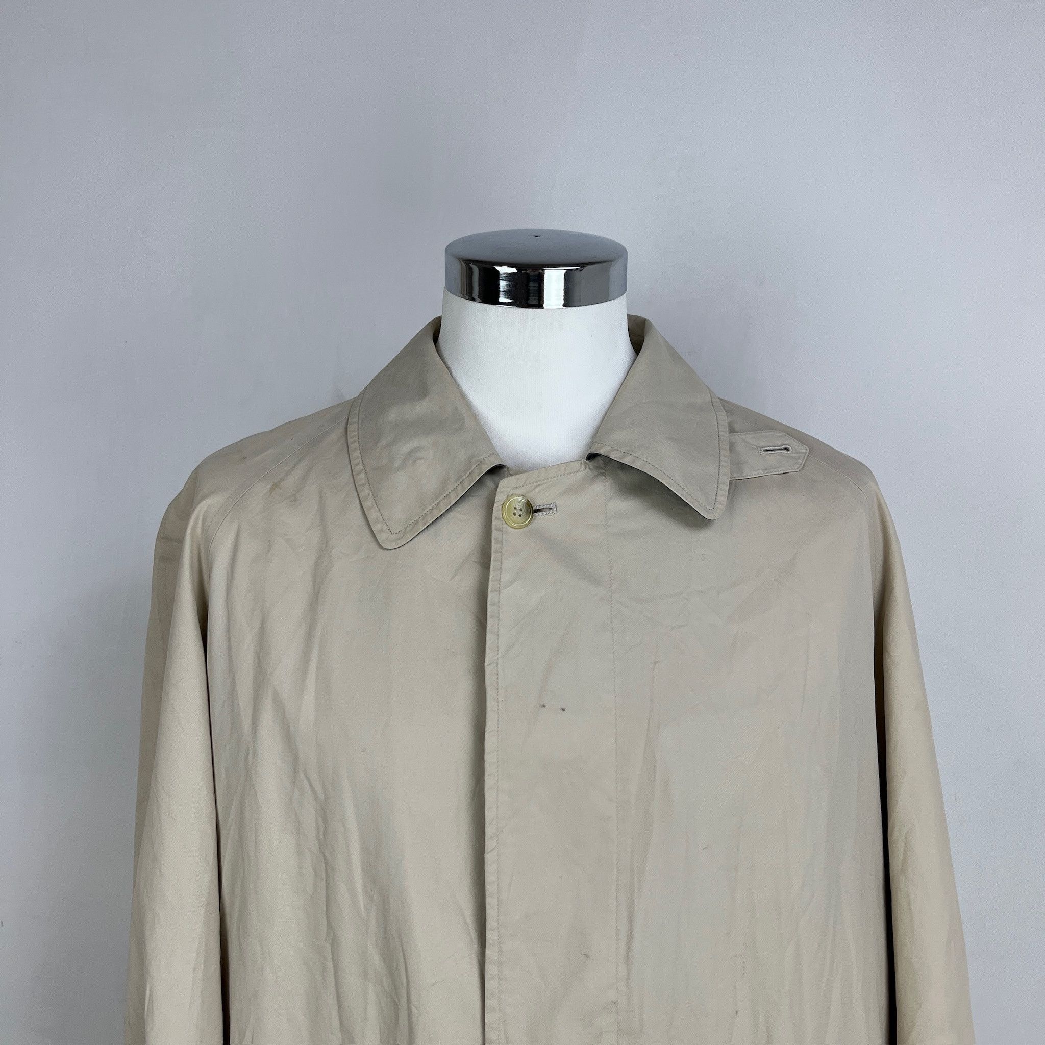 Burberry Trench Burberrys Cotone Anni '90 – 52 IT Size US L / EU 52-54 / 3 - 2 Thumbnail