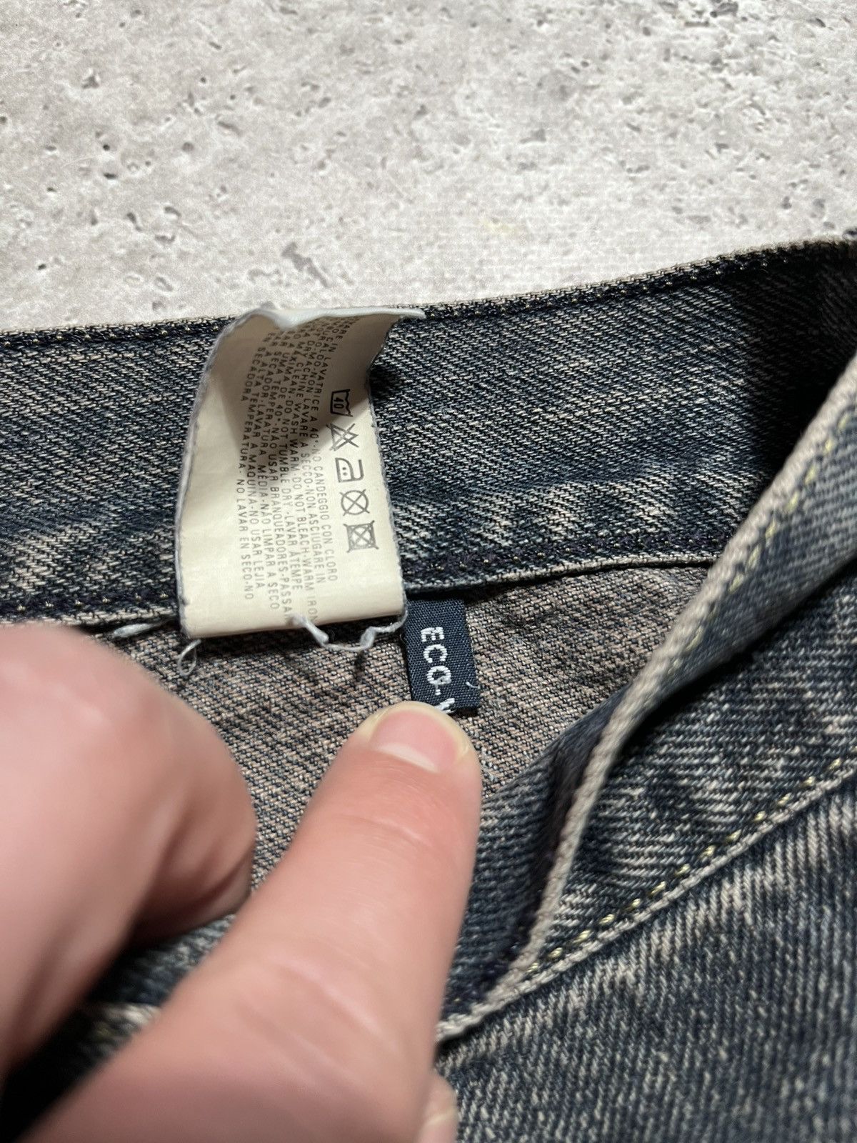 Armani × Vintage Custom Vintage Armani Jeans AJ Logo Denim Jeans Size US 30 / EU 46 - 19 Thumbnail