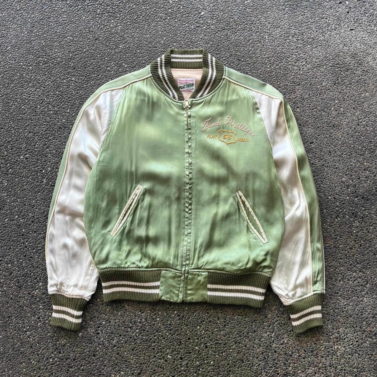 The Flat Head The Flat Head Co. Freds Phillips Chainstitch Souvenir Jacket Size US M / EU 48-50 / 2 - 2 Thumbnail