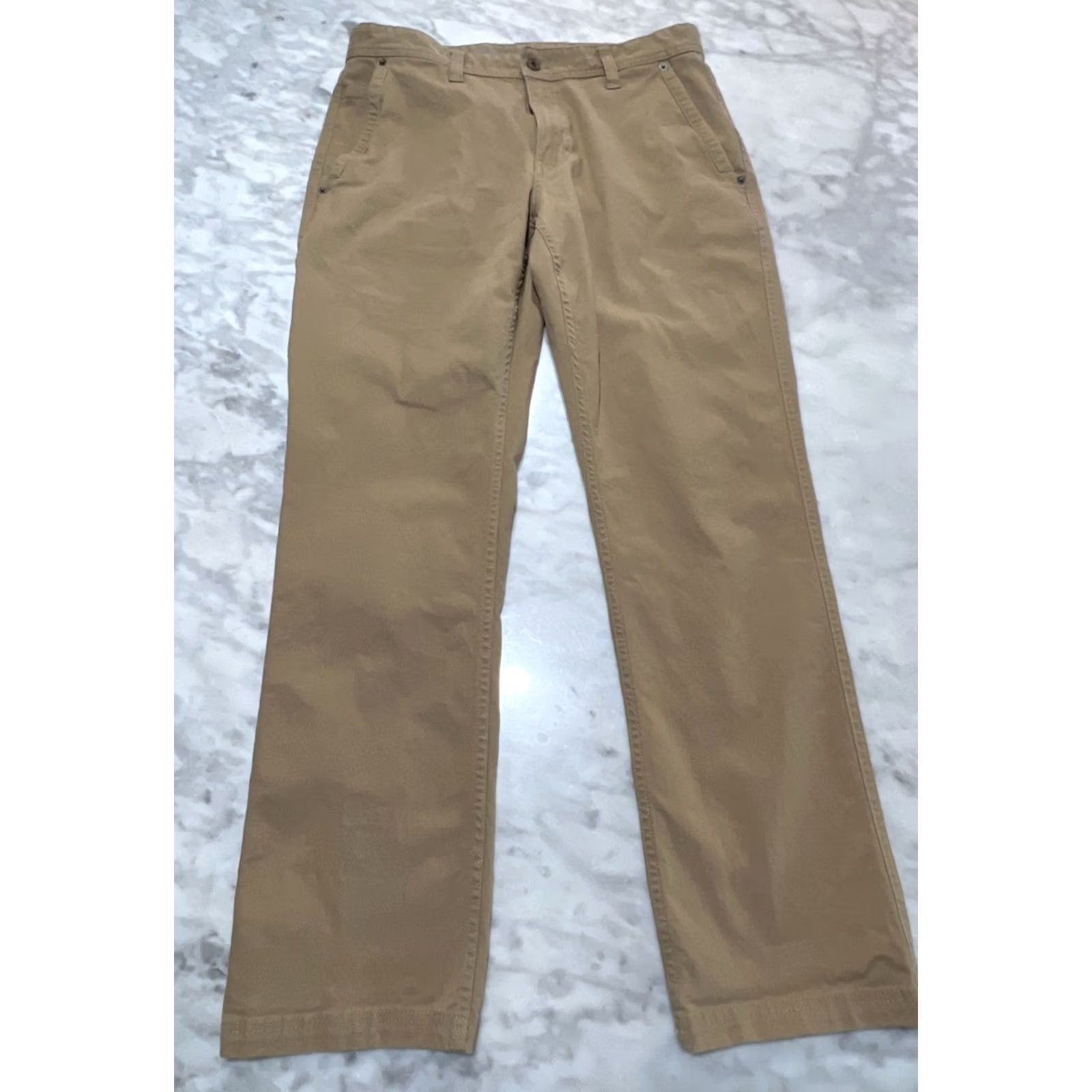 Eddie Bauer Eddie Bauer Canvas Utility Pant Men’s 32x32 Cotton Spandex Cargo 5-Pocket Straight Brown Regular Shirt? Size US 32 / EU 48 - 2 Thumbnail
